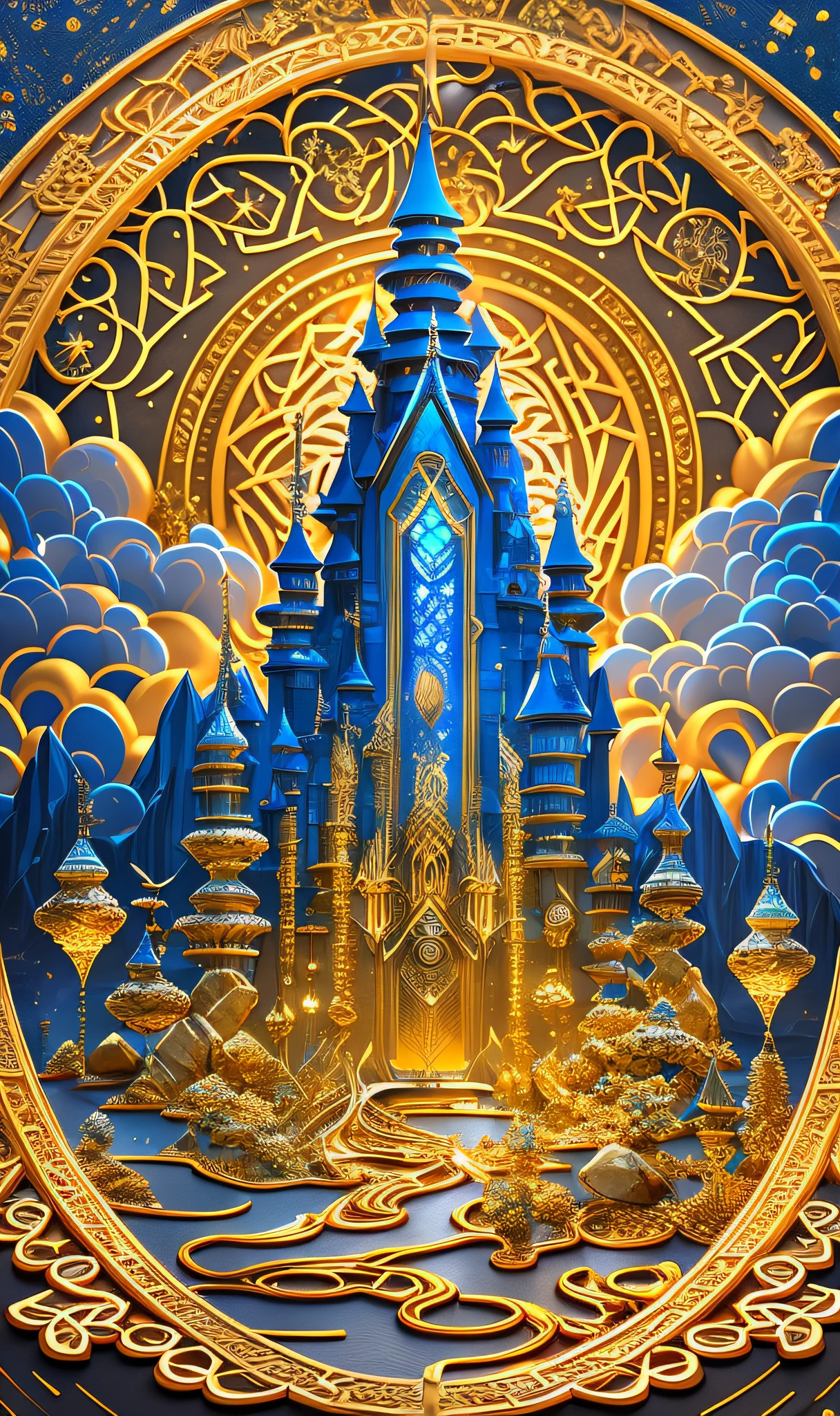 Beautiful, intricate details, cinematic lighting, beautiful concept art, surrealism, art station, 8k graphics, ultra-sharp, Disney-style scenes, no blur, sharp focus, photorealistic realism, exceptionally detailed and intricate, cinematic lighting, epic scenes, 8K, zodiac signs, stone, glass, gold, cartoon art master style,