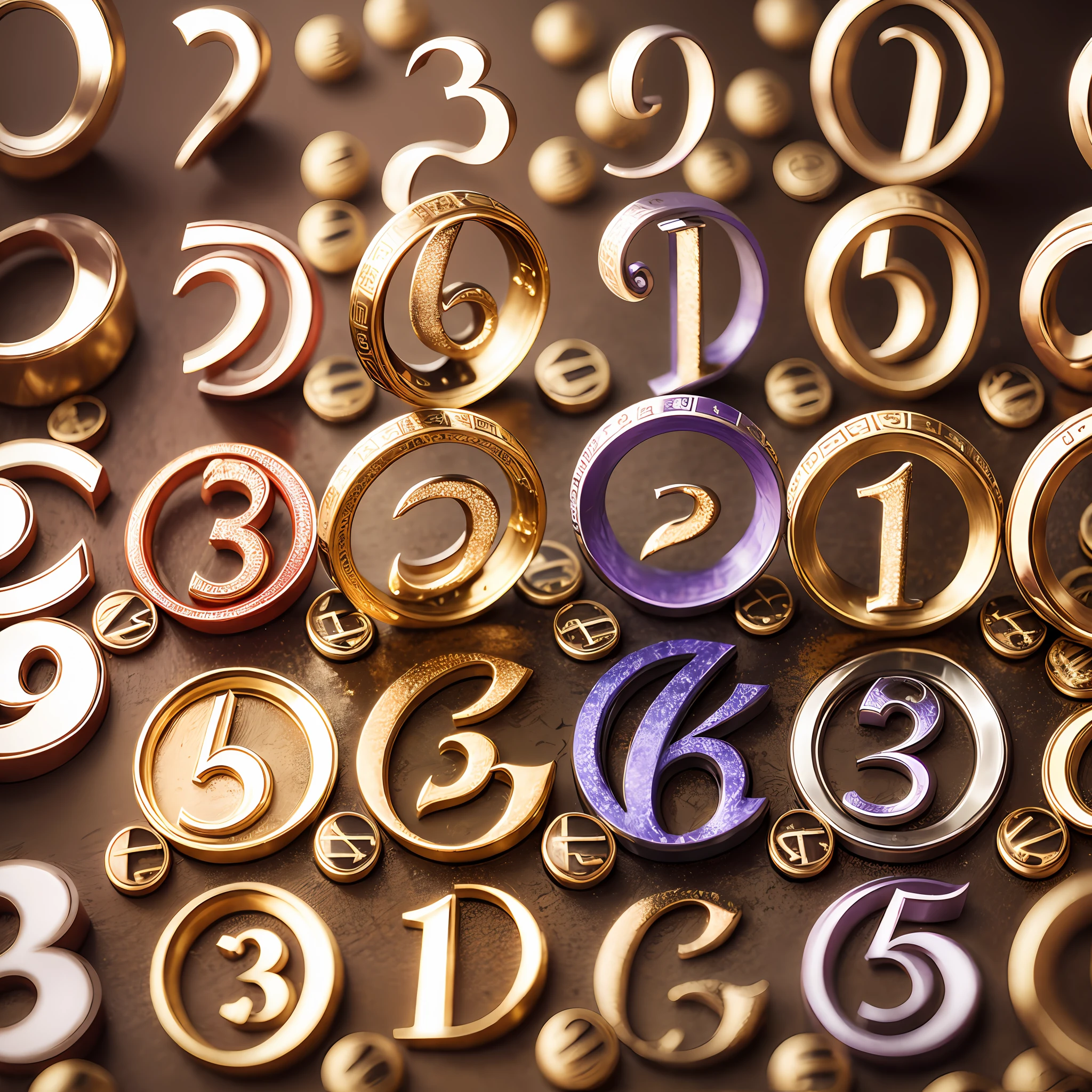Numbers Byzantine numerals 3,5,6,8,9,0 combination --auto --s2