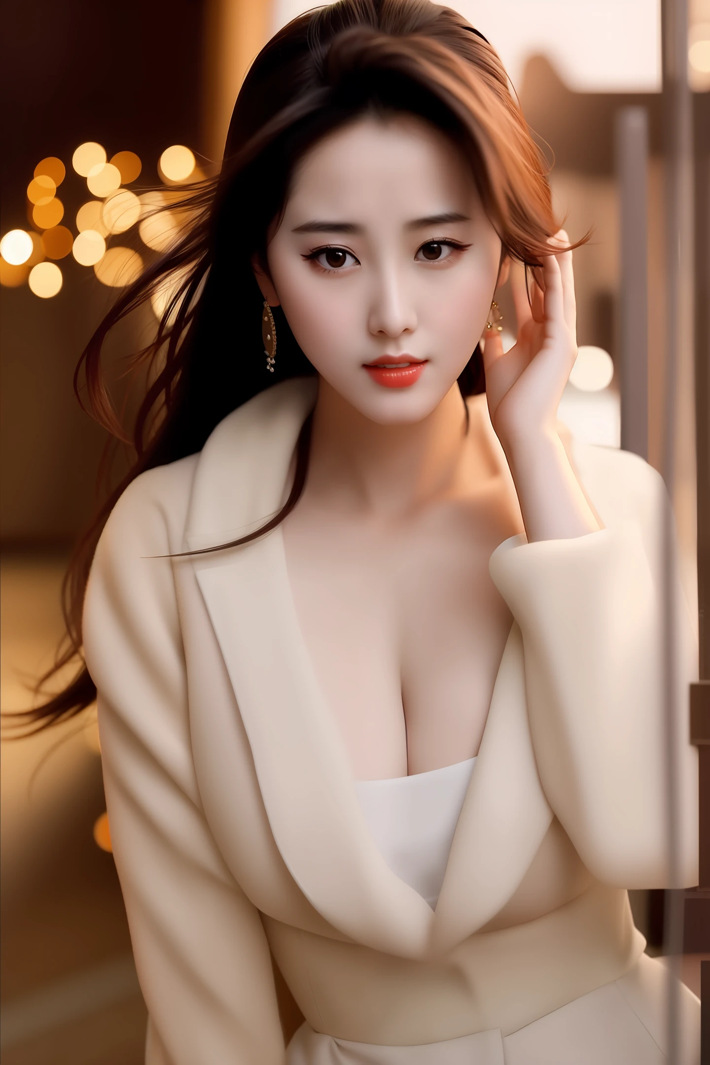 Liu Yifei,, big breasts, exposed, face changing