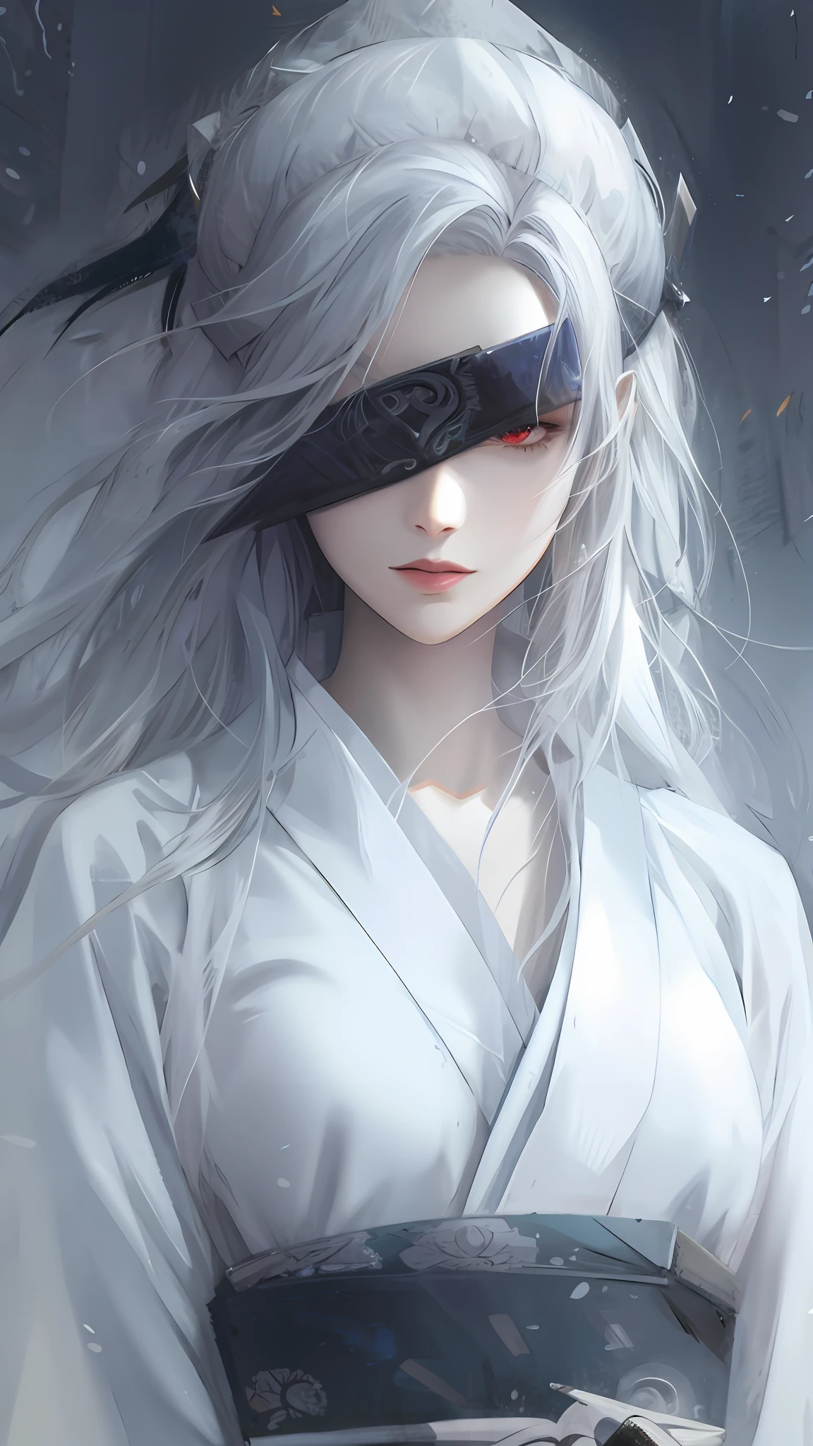 Anime girl with white hair and white dress holding a book, god of white hair, guvitz in pixiv art station, guvez in art station pixiv, guviz, guvitz style artwork, beautiful character painting, art germ. Anime illustration, artistic germ. High detail, Artgerm on ArtStation Pixiv on ArtStation Pixiv full-body photo poster 8K HD