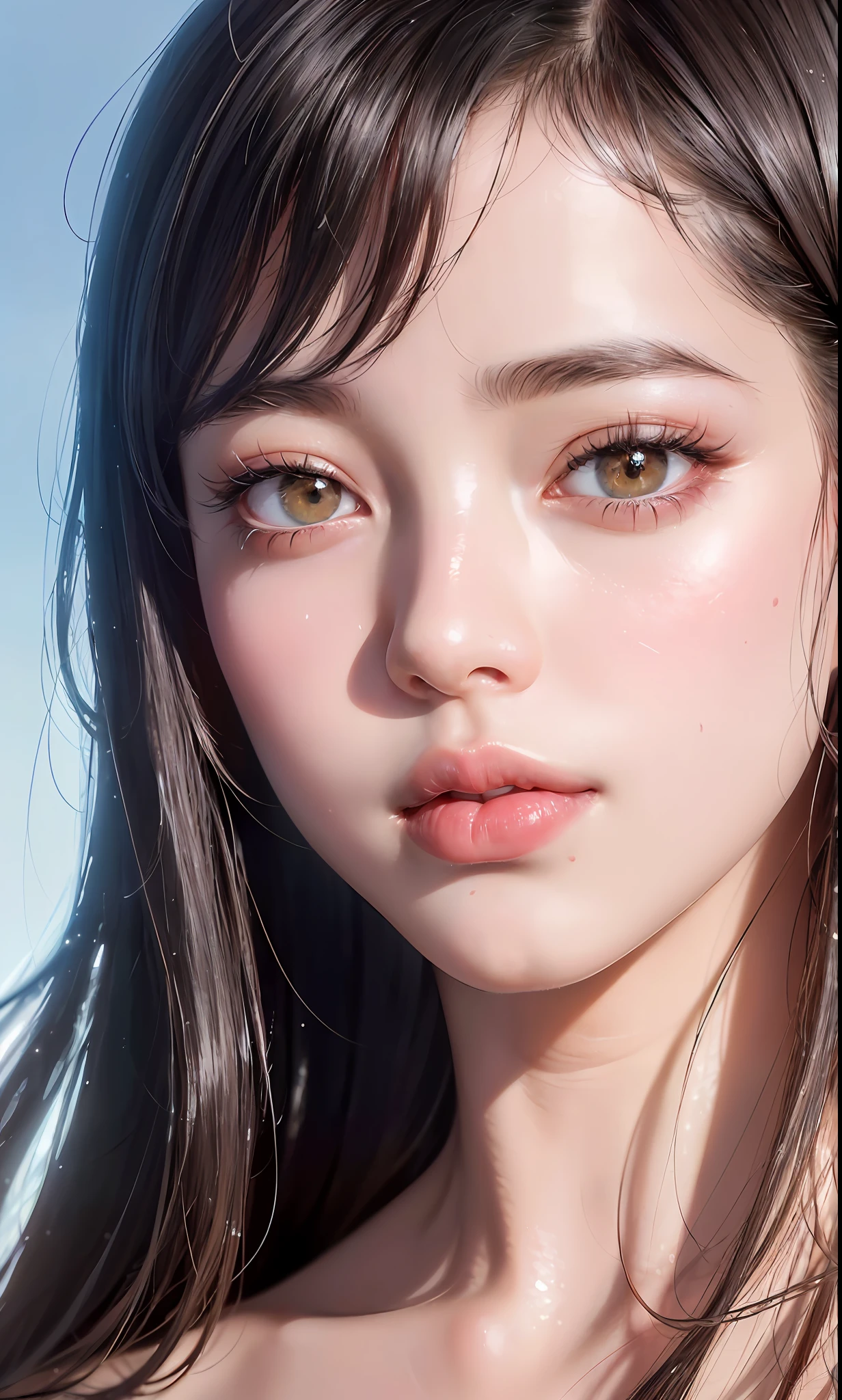 (8k, RAW photo, photorealistic:1.25) ,( lipgloss, eyelashes, gloss-face, glossy skin, best quality, ultra highres, depth of field, chromatic aberration, caustics, Broad lighting, natural shading,Kpop idol) looking at viewer with a serene and goddess-like happiness, a Greek goddess, elegant