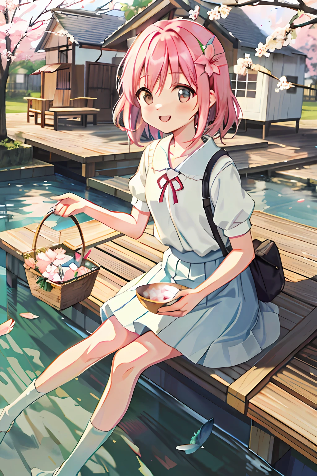 Sky star eating shrimp cocktail