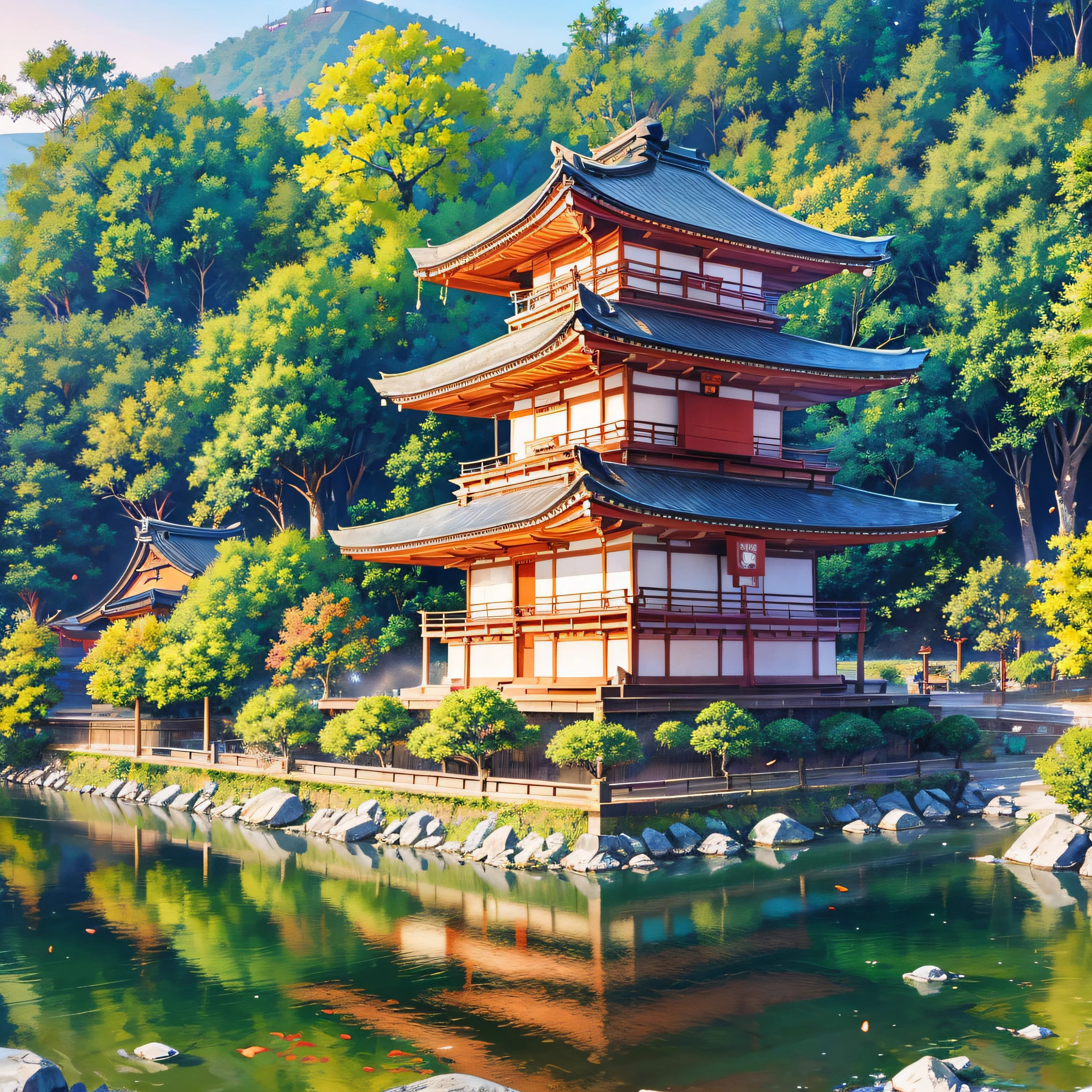 Japan Kyoto, Japan Nara, Temple, Shrine, 16K, Magnificent, Mysterious, Uninhabited, No People, --auto --s2