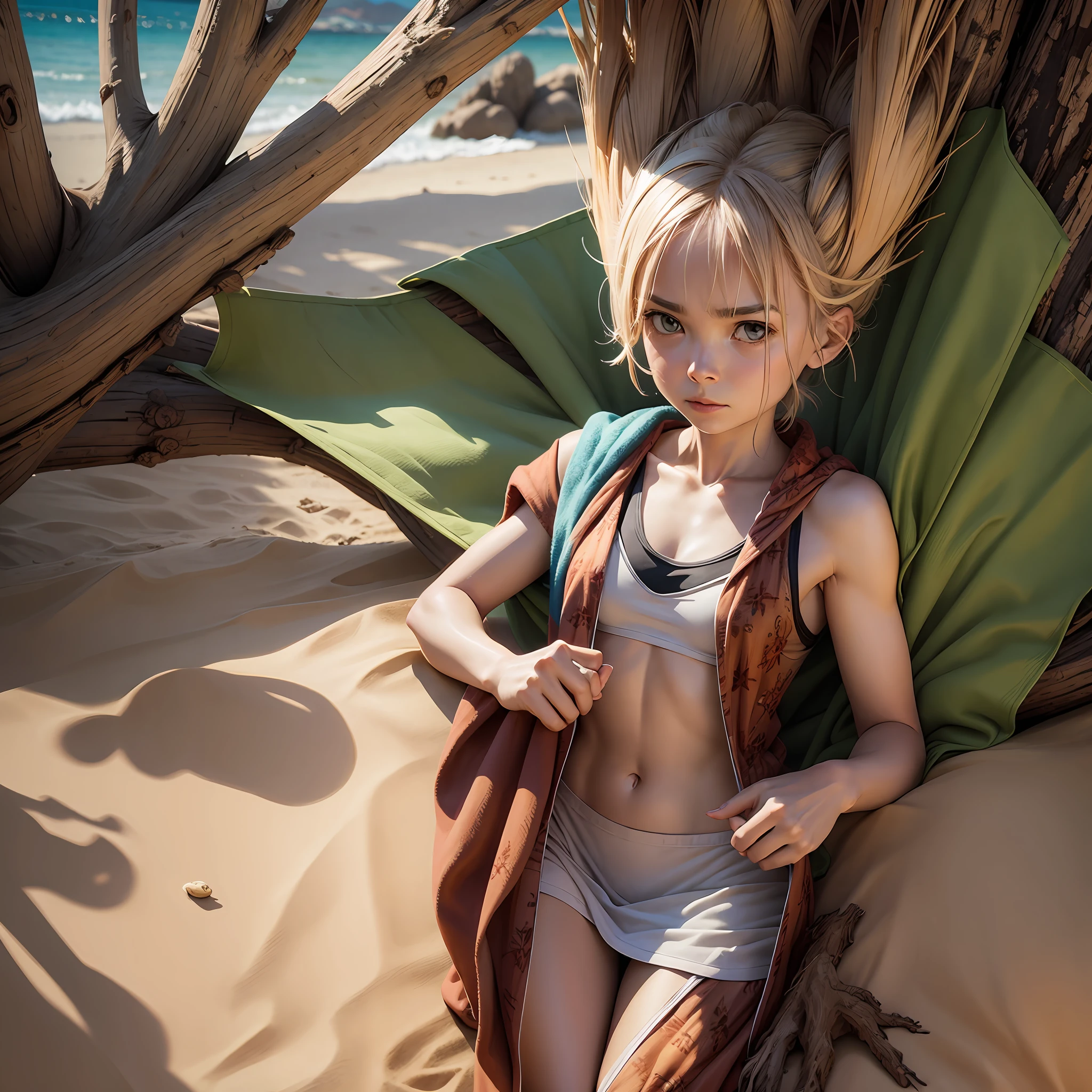Beach towel with groot image --auto --s2