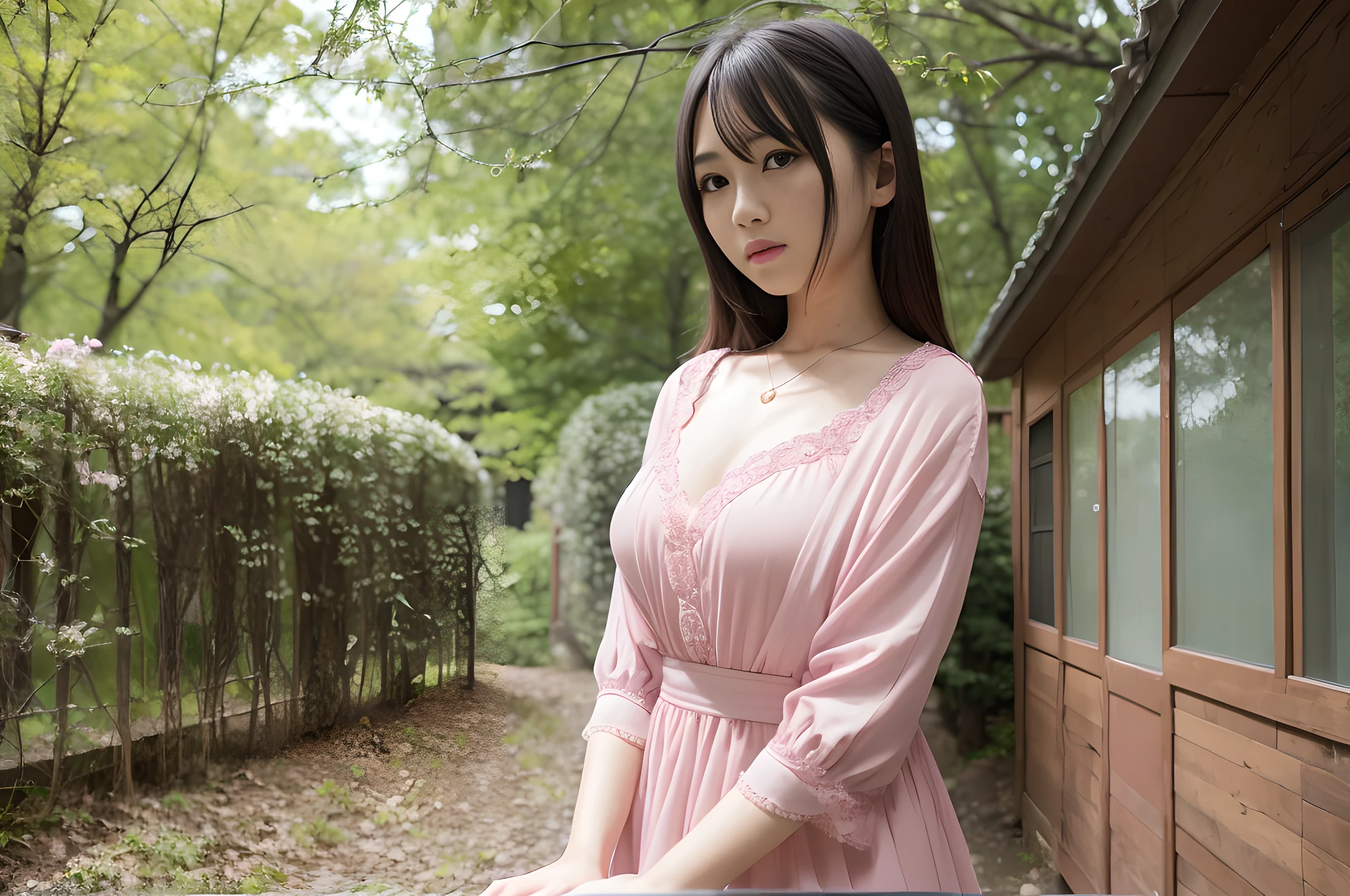Woman in pink dress is touching man's breasts, Ayami koj ima, Yoshitomo Nara, Sakimi-chan, Tomo Nihietsu, Yui Kotegawa, Yasumoto Oka, Nozomi Takemura, Ai Yazawa