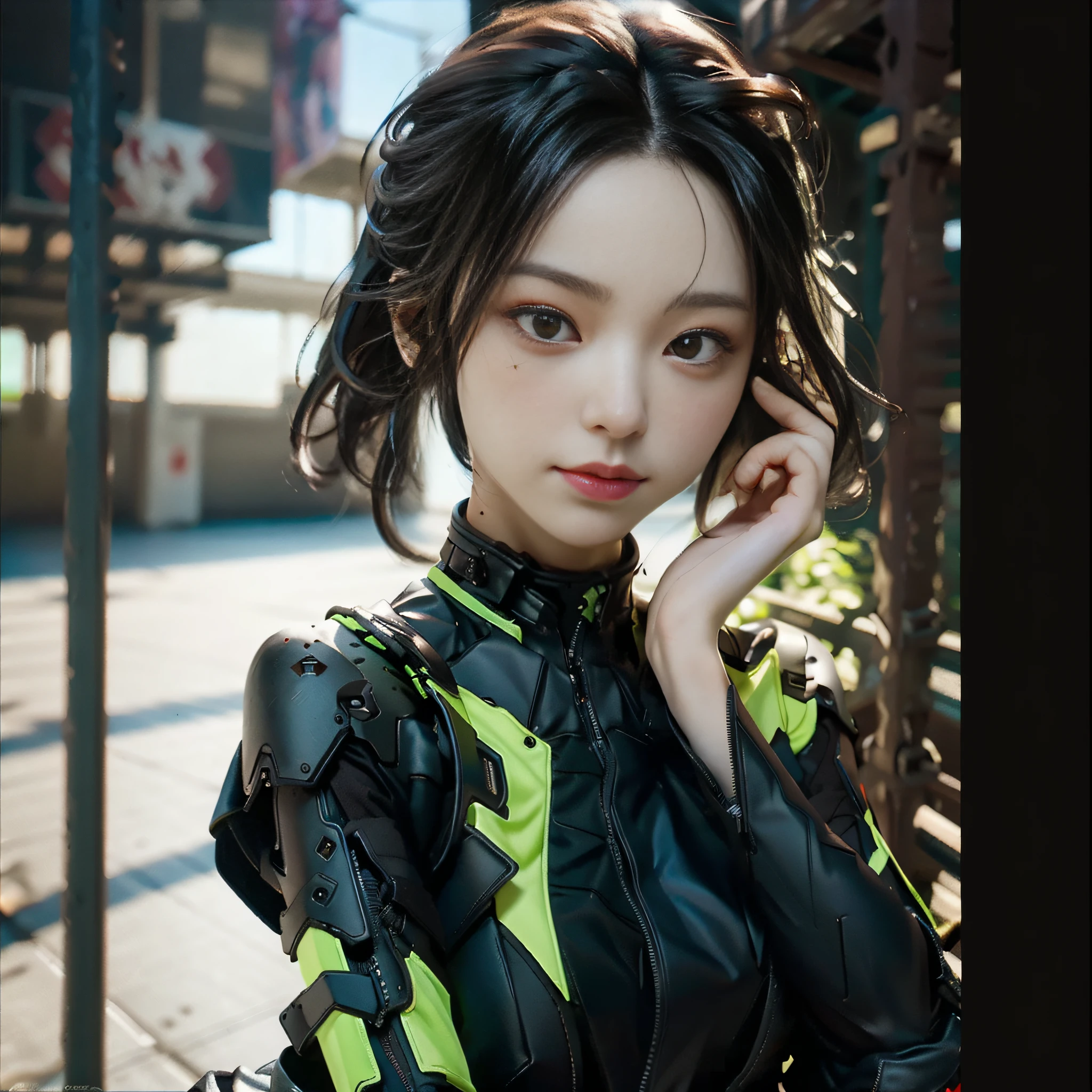 ((best quality, best quality)), ((masterpiece)), (details:1.4), high resolution, images of beautiful cyberpunk women, fullbody, hdr (high dynamic range), ray tracing, nvidia rtx, super resolution, unreal 5, subsurface scattering, pbr texturing, post-processing, Anisotropic filtering, depth of field, maximum clarity and sharpness, multi-layer textures, albedo and specular maps, surface shading, accurate simulation of light-material interactions, perfect proportions, detailed eye, Octane rendering, two-tone lighting, wide aperture, low ISO, white balance, Rule of thirds, 8K RAW,