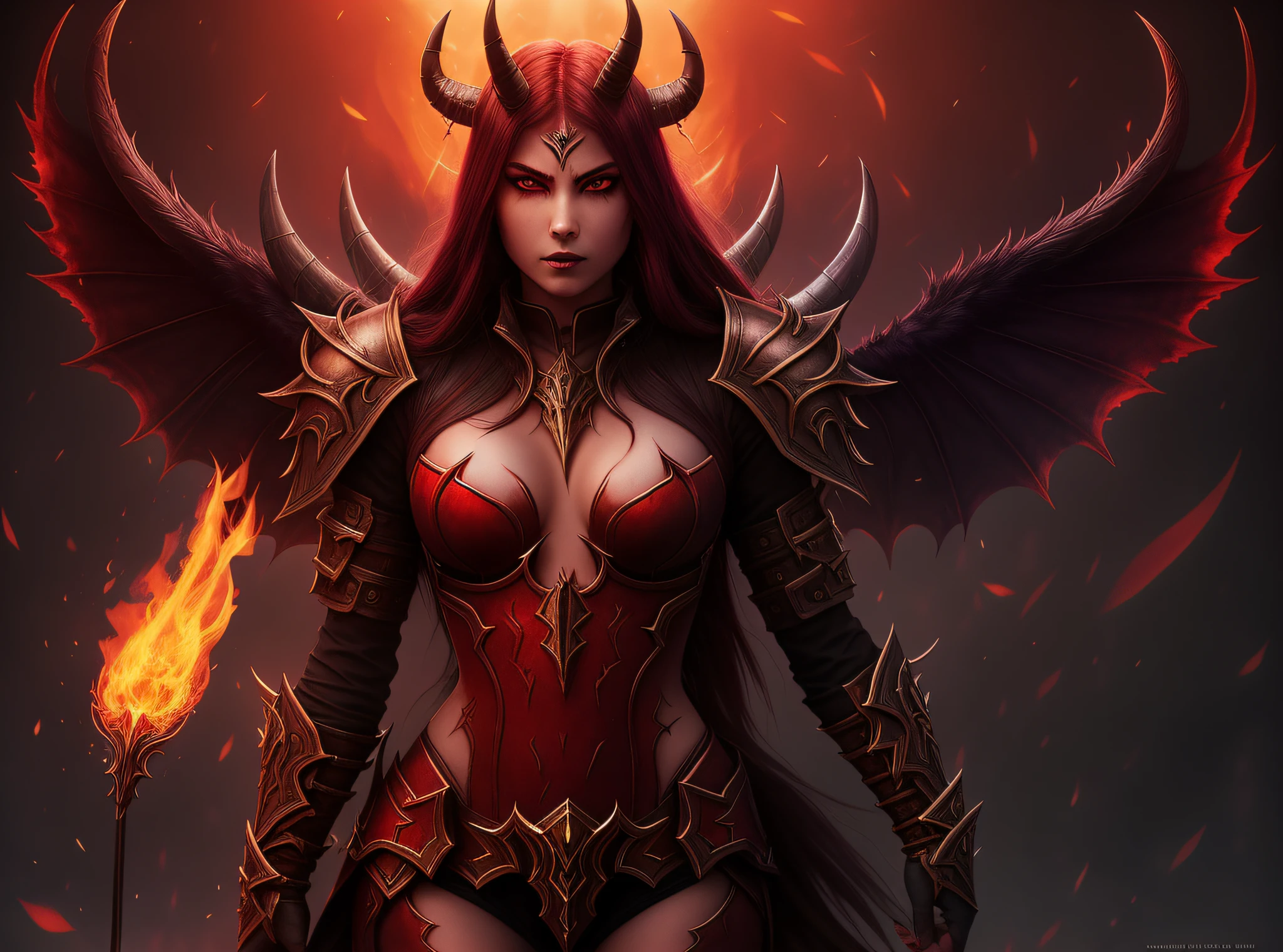 DEMON HUNTER, WOW, BLIZZARd, BLIZZARD entertaintment, WARCRAFT, WORLD OF WARCRAFT, ILLIDAN, ILLIDAN STORMRAGE, Warglaive of Azzinoth, Warglaive, Warglaives, FEL, EYE BEAM, BRIGHTWING EYES, RED eyes, red theme, horned_helmet, horns glowing_weapon long_hair, teeth bat_wings, claws, colored_skin, demon_girl, demon_horns, demon_tail, demon_wings, dragon_wings, bright, red_theme, horns, tail, tattoo,  wings, hdr, vignette, centered, hyperrealism, hyperrealistic, realistic, realism, 1girl, black hoodie, angry expression, boob, bimbo, girl, woman, colorful, art by Artgerm and Greg Rutkowski and Alphonse much, Wide Angel Shot, Nikon 14 mm, portrait, fire, scars, scar, (((1girl))), (((1 girl))), SOLO FOCUS, SOLO, FOCUS, dripping blood