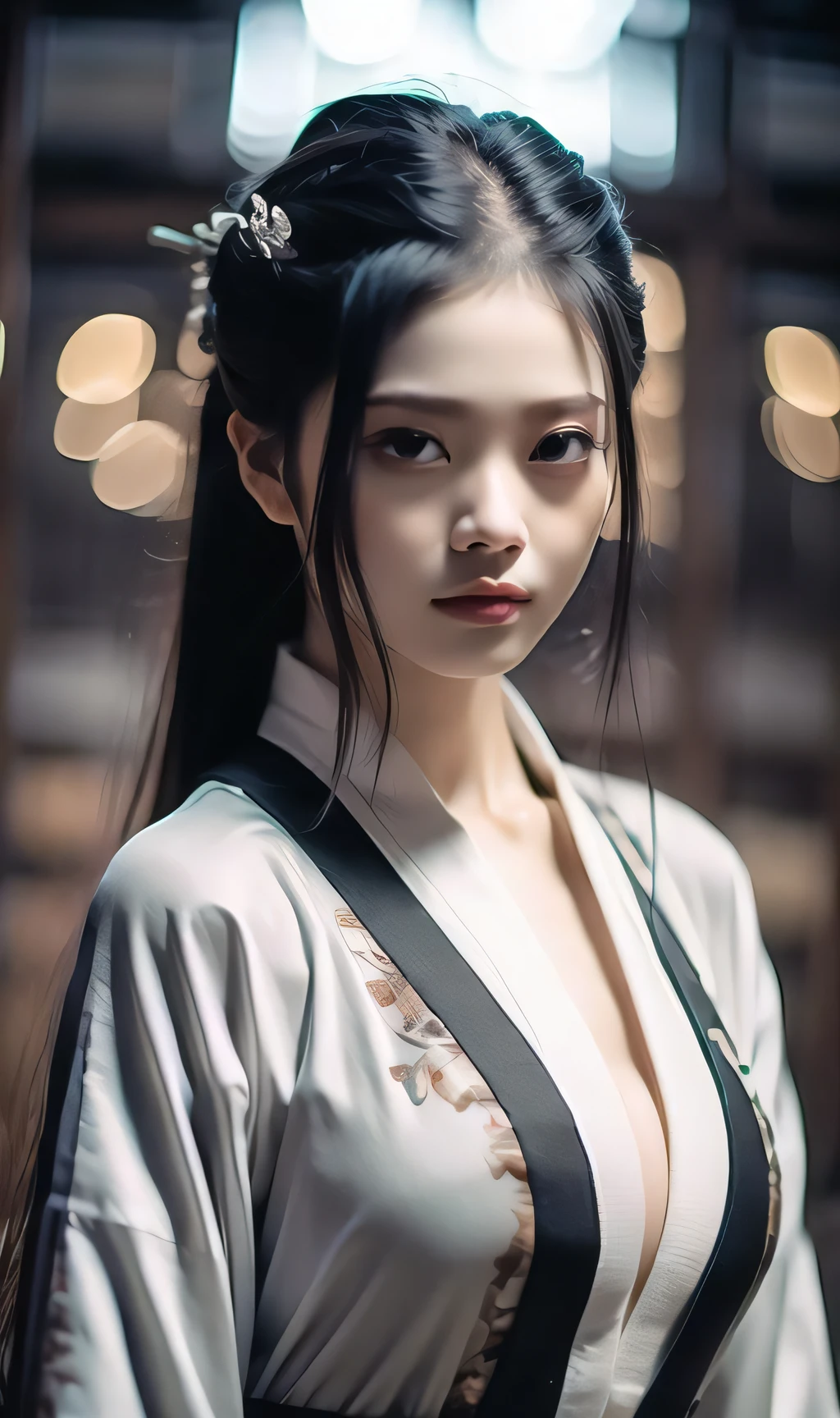 best quality, masterpiece, highres, wuxia 1girl, china dress, super Beautiful face, super beautiful eye, super beautiful hair