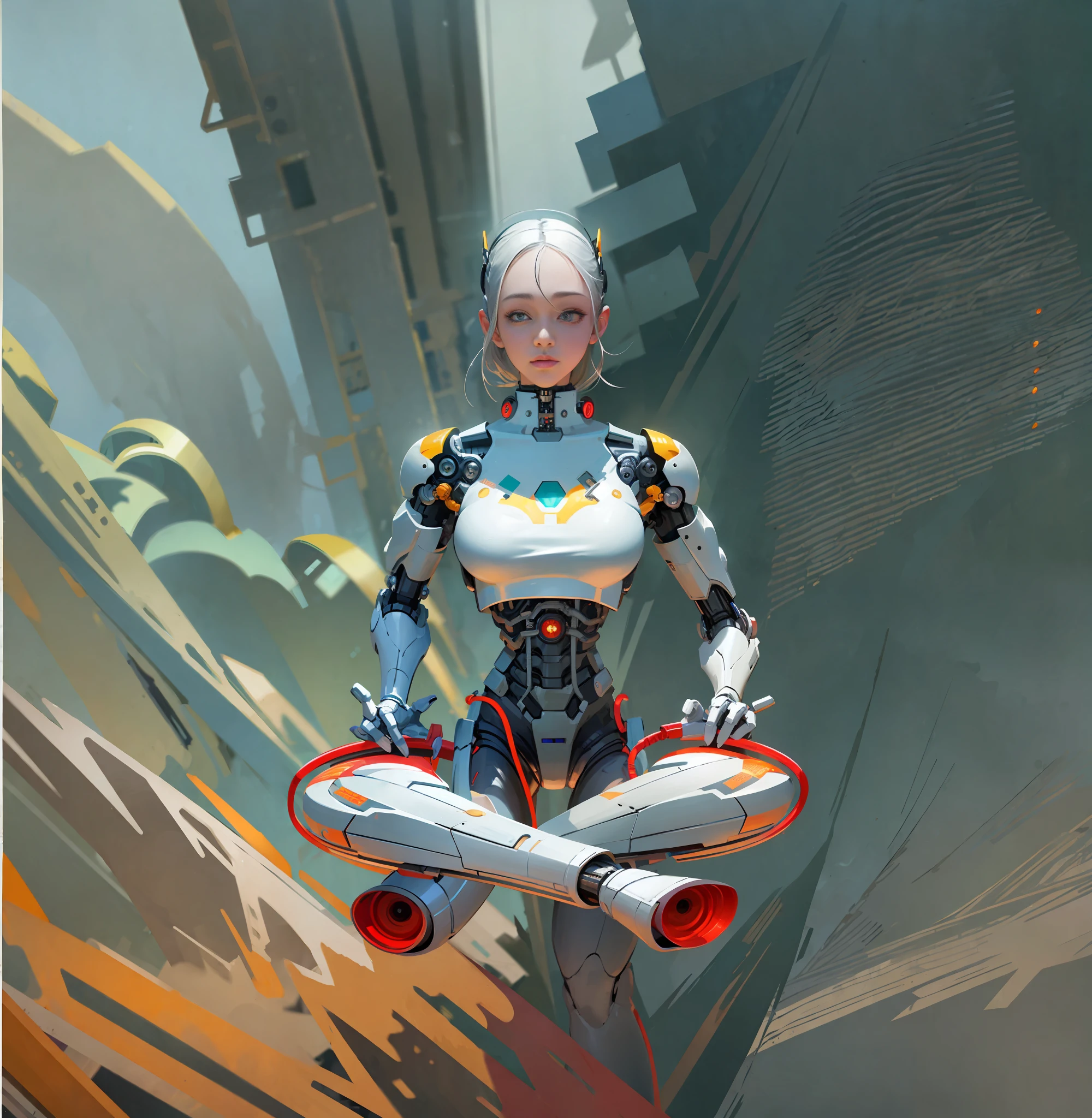 Beautiful ceramic robot running towards you underwater, sci-fi, (((running)), wet, water, cyberpunk, cyborg, robot parts, 150mm, beautiful studio soft light, edge light, vibrant details, luxurious cyberpunk, surrealism, anatomy, cables, wires, microchips, elegant, beautiful background, octane rendering, HR Giger style, 8k, best quality, masterpiece, illustration, very refined and beautiful, very detailed, CG, unified ,wallpaper, (realistic, realistic: 1.37), stunning, fine detail, masterpiece, best quality, official art, extremely detailed CG uniform 8k wallpaper, ridiculous resolution, incredibly ridiculous resolution, robot, silver helmet, edge light, depth of field, well-lit, bokeh