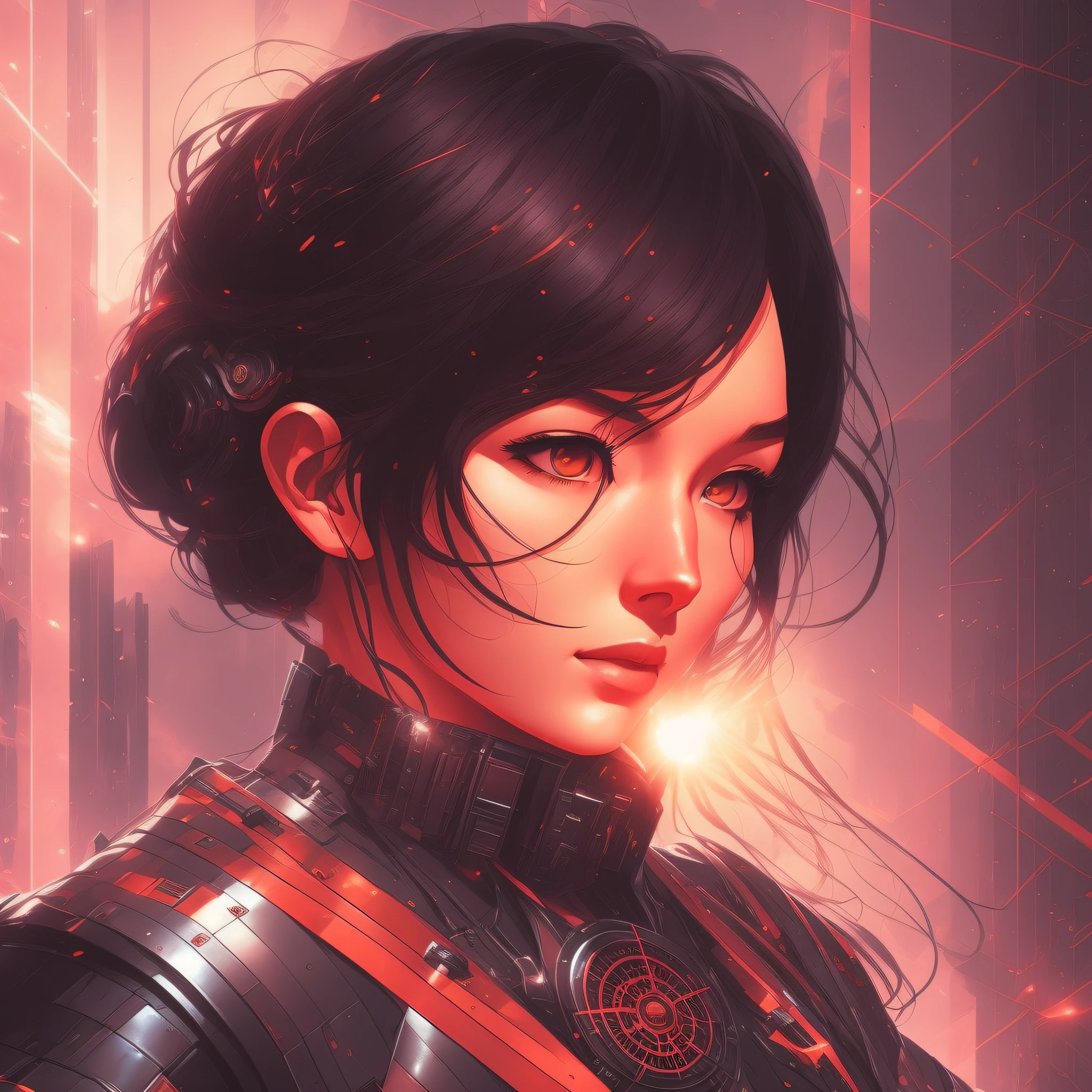 Akihiko Yoshida, Artgerm, Ilya Kuvshinov style of (Psionicist:1.3) with Compass of Magnetism, Underground Volcano, Holographic, Sculptural, masterpiece --auto --s2