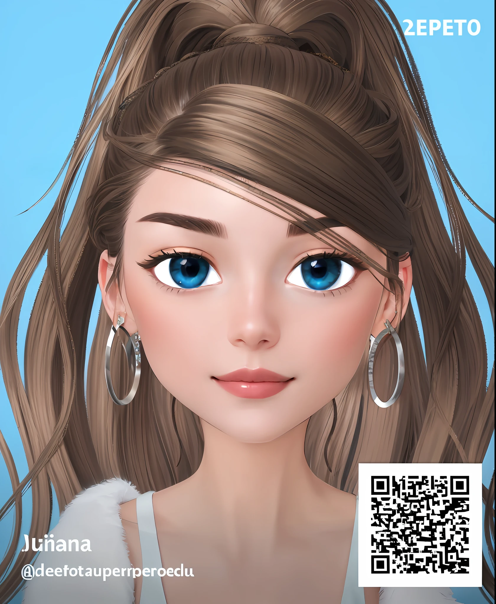 best quality, masterpiece, alta_res, 1girl, hair ornament, necklace, jewelry, beautiful face, tyndall effect, realistic photo, rim lighting, two-tone lighting, (highly detailed skin: 1.2), 8k uhd, dslr, soft lighting, high quality, volumetric lighting, sincere, photography, high resolution, 4k, 8k, Bokeh, medium breasts, absurd, light brown hair color, full body view, blue eye color, Smilesexy face identical to attached image Charming smile realistic texture