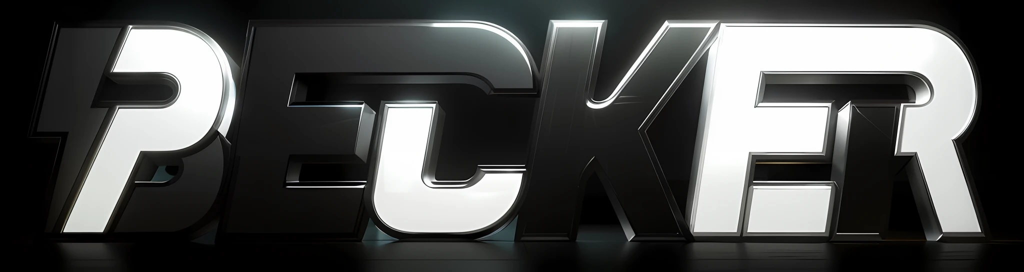 a close up of a silver and black text that reads poker, 8k octane 3d render, 8k octane render uhd, 4 k octane render, 4k octane render, 3 d octane render 8 k, 8k hd octane render, 8k ultrahd octane render, 8 k 3 d octane render, octane 4 k render, octane 4k render