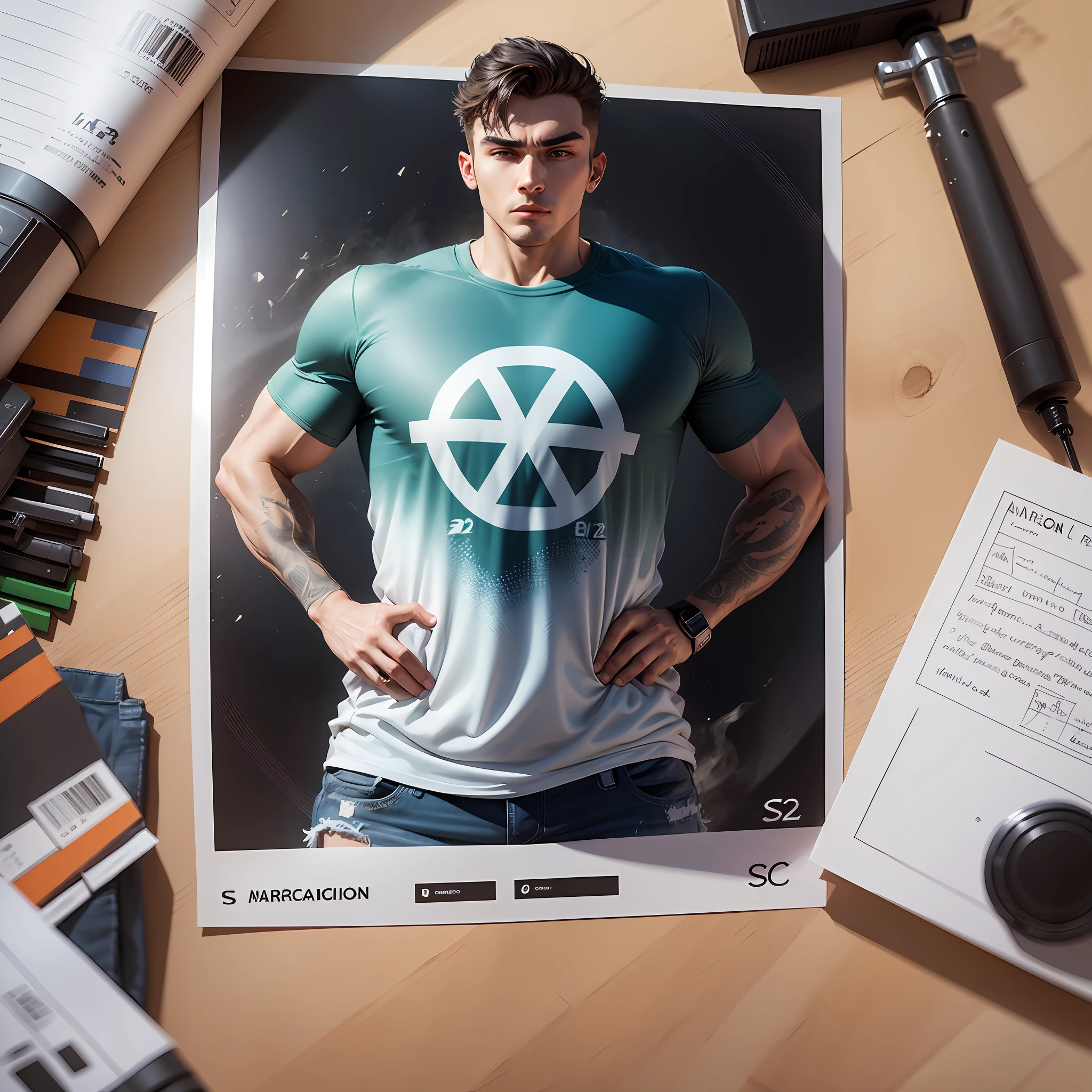 Create design for shirt print with the marçonic symbol --auto --s2