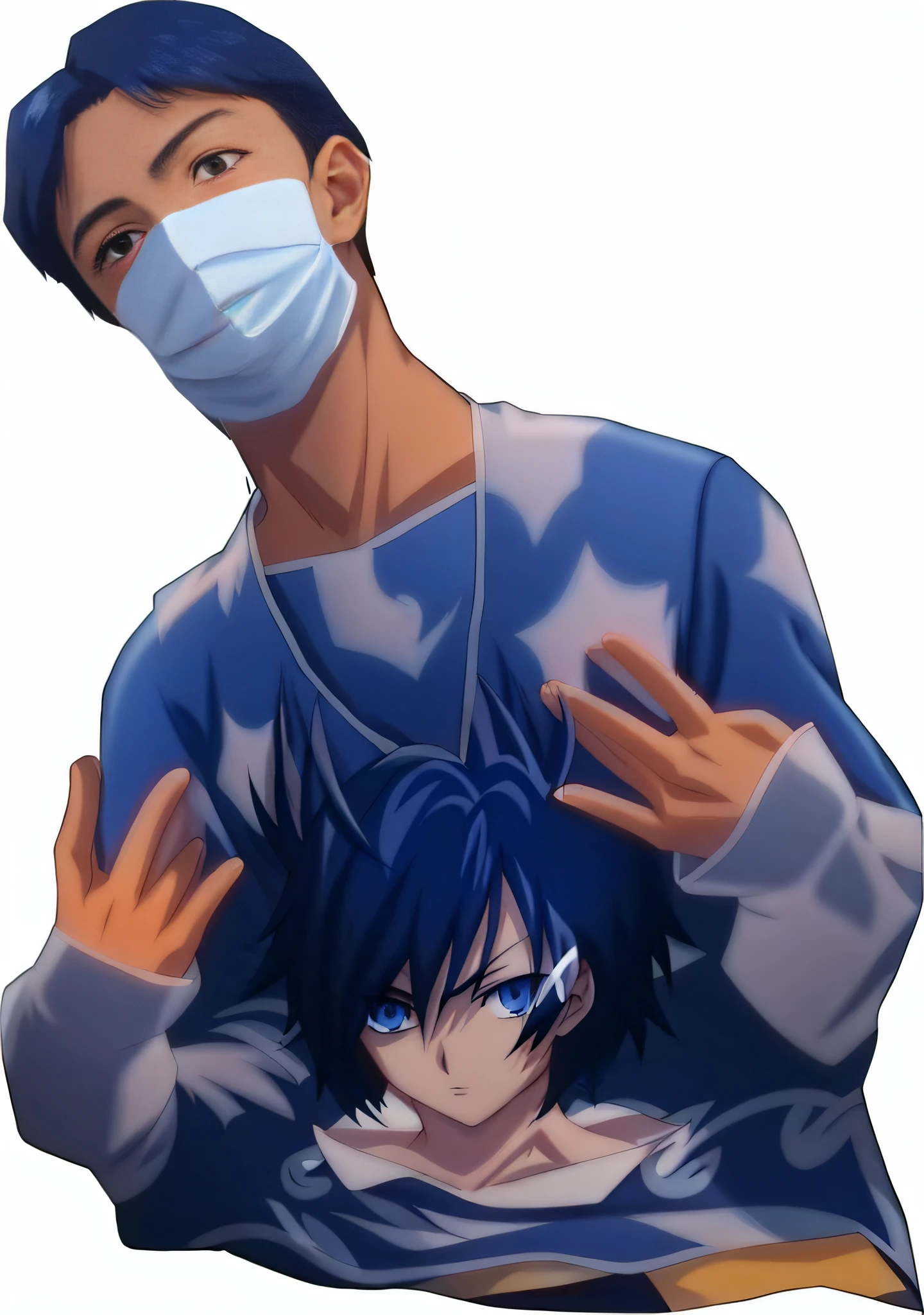 anime style, anime style characters, visual novel sprites, clean and meticulous anime style, anime style, flat anime style shadows, anime style portrait, anime moe art style, short hair, male protagonist, subtle anime style, anime stylization, stick figures, hand drawn lines