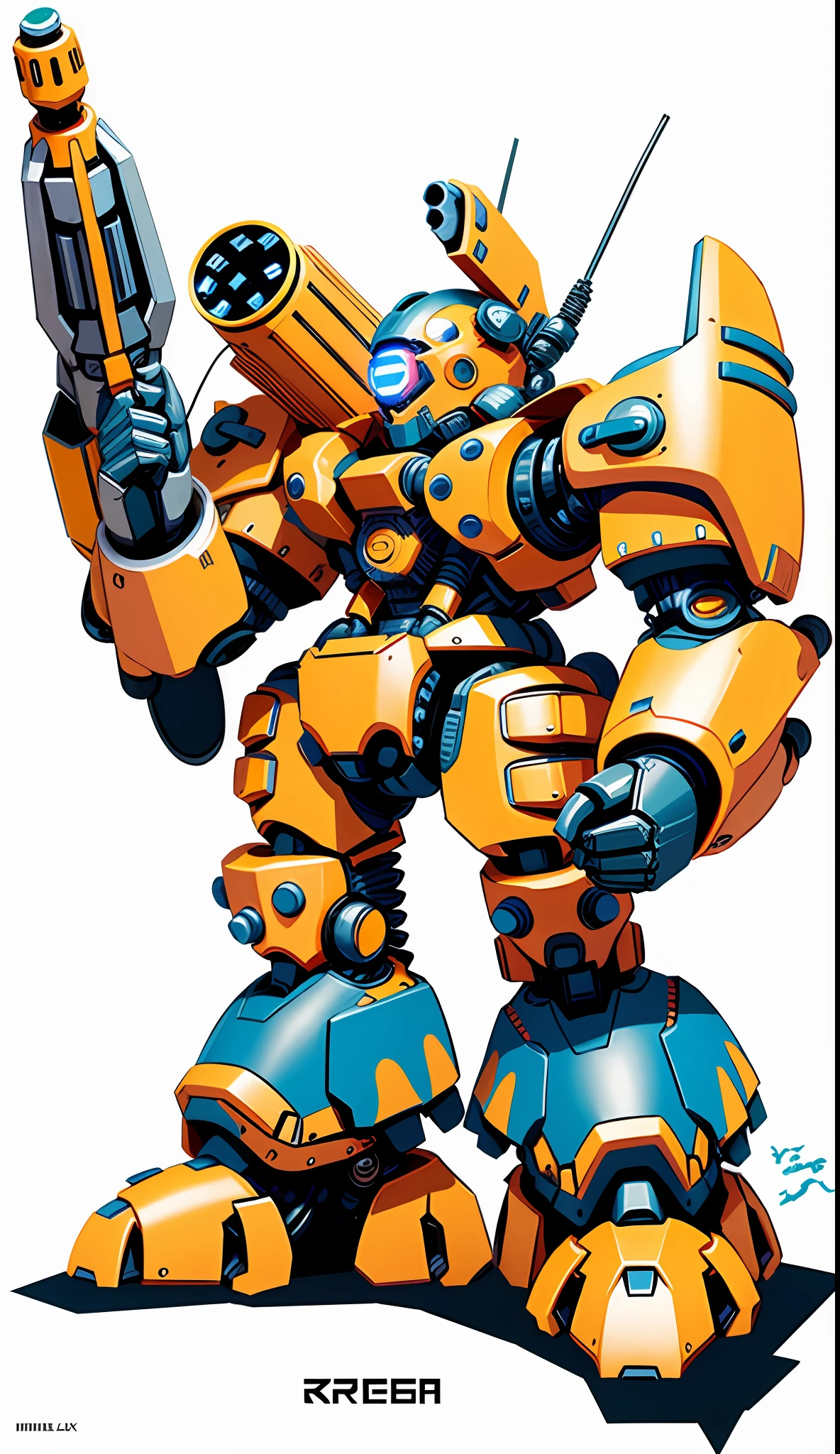Masterpiece, best quality), intricate details, lightning crank, robots, cyborgs, retro-futuristic AI, Tesla coils, electrical, cable, wiring, pistons, mechanics, computers, drawings of robots with guns in hand, giant humanoid mechs