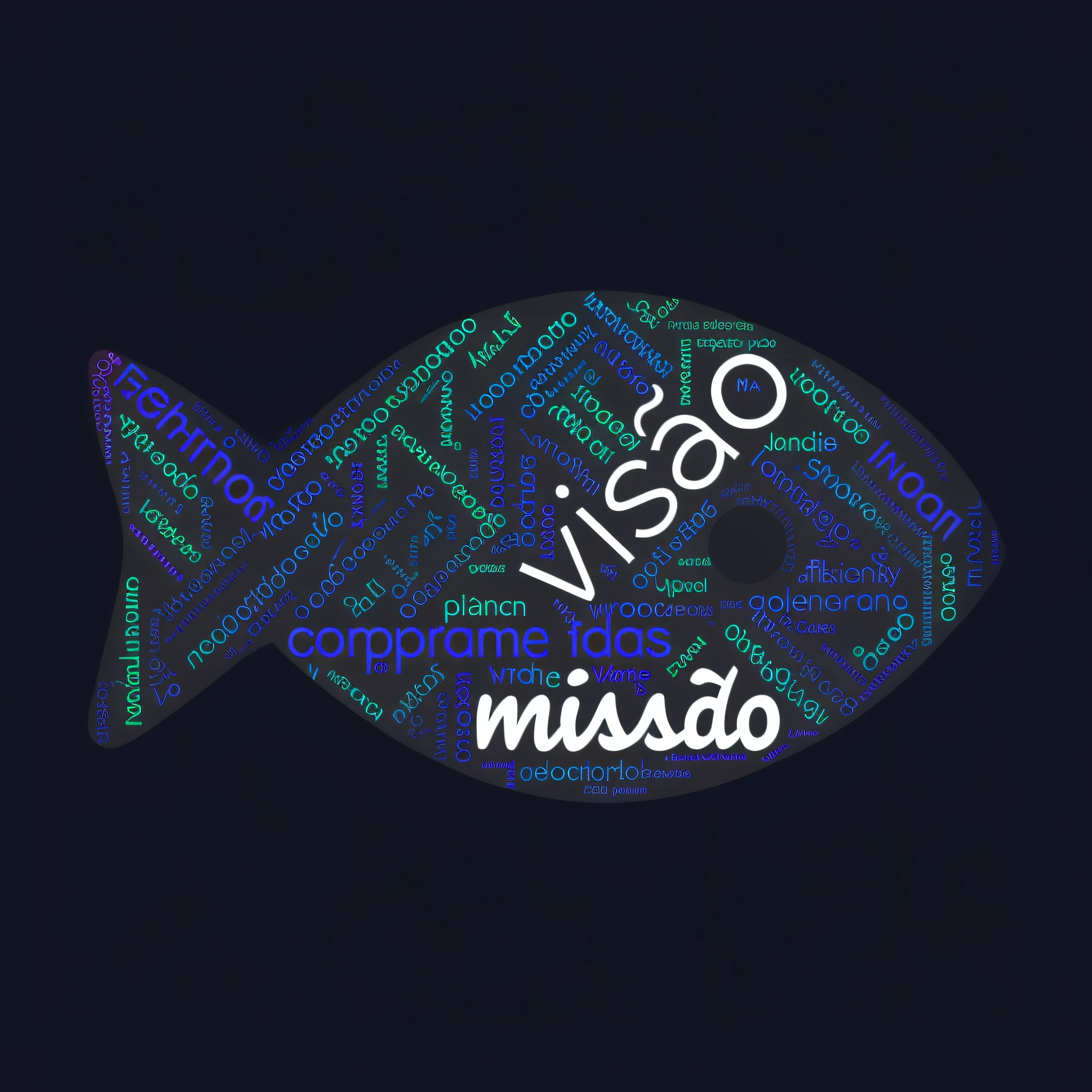 arafed fish with words about visa and other related items, stunning image, vshojo, stunning visual, inspired by Oswaldo Viteri, mosaic, mess, ad image, visage, logo art, profile image, table, caio santos, images, visual identity, message, virtuoso, wide image, dark bg, illustration, illustrated logo, futuristic, psychedelic, red green pink