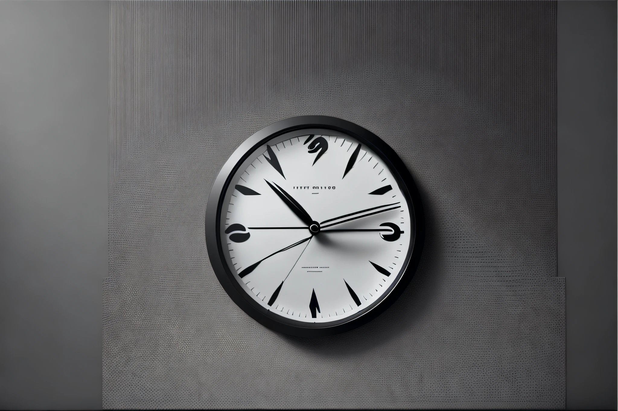 there is a black and white photo of a clock on a wall, dark textured background, dark background texture, dark gray background, solid dark background, dark background, dark grey background, background dark, dark smooth background, black atmospheric background, matte background, dark backgroud, dark black background, black gradient background, very dark background, dark smoky background --auto --s2