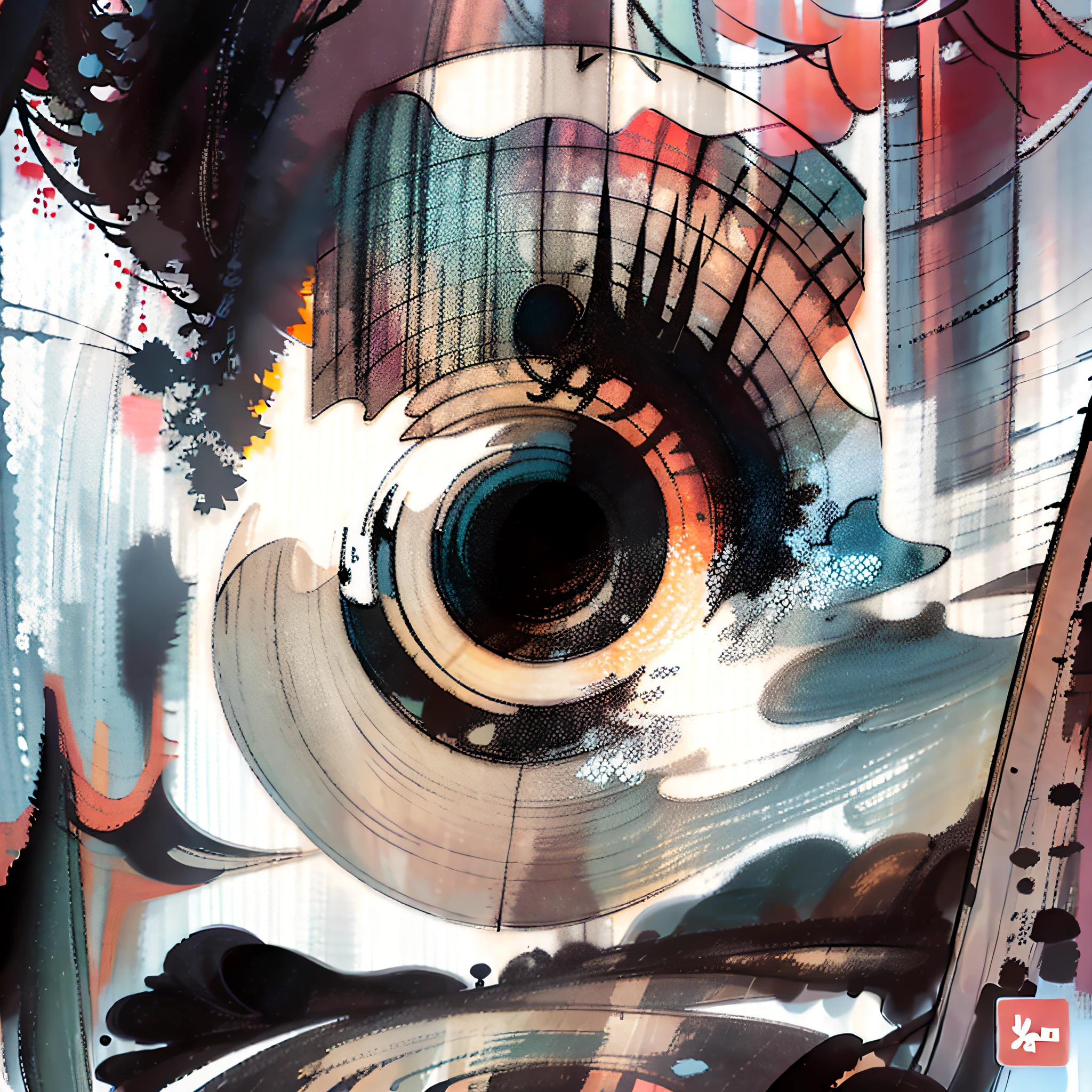 Artistic prints with creative and artistic designs, such as abstract paintings, abstract illustrations or works by famous artists.