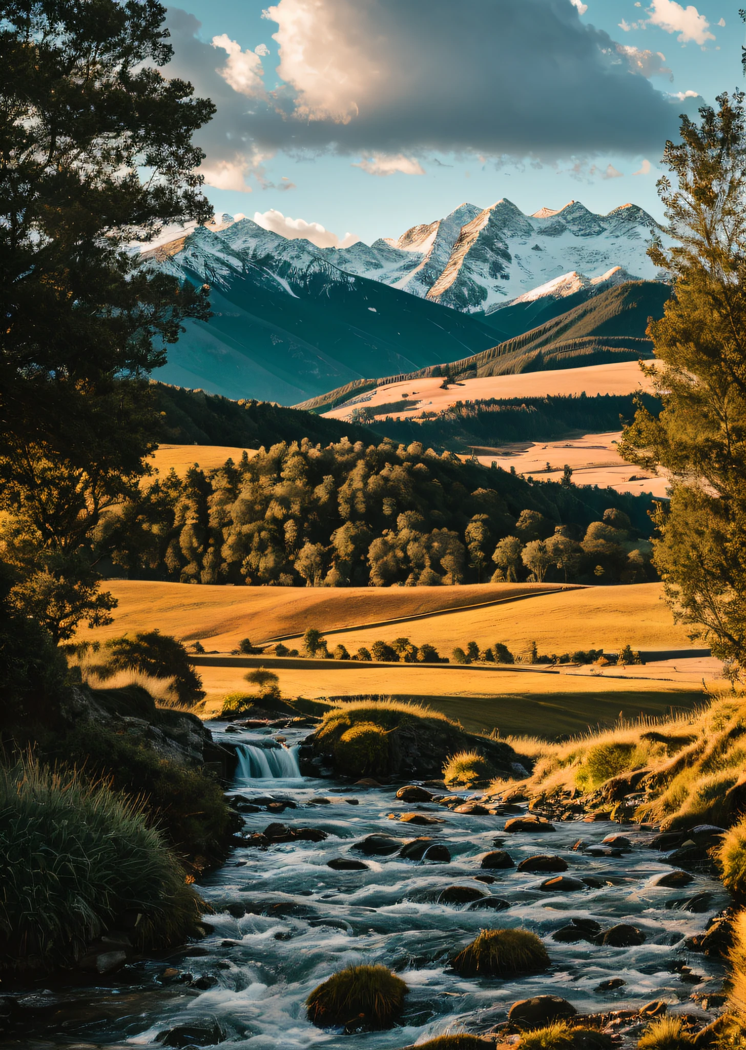RAW photo of a landscape, small details, photorealistic, ultra-realistic photo, 8k uhd, dslr, soft lighting, high quality, film grain, Fujifilm XT3, (masterpiece)
