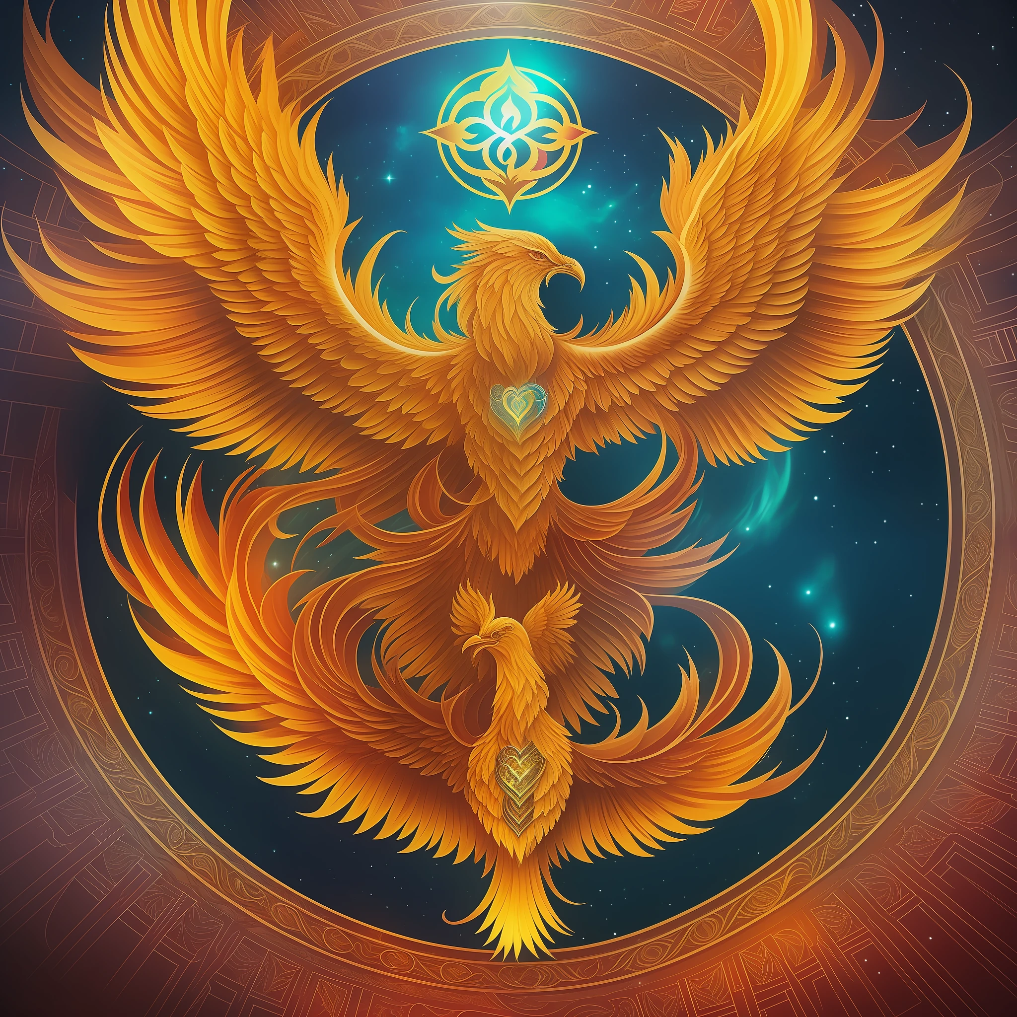 Interpretation: The card "The Ascending Phoenix" symbolizes personal transformation and renewal. It indicates that you are going through a period of rebirth and overcoming challenges. Just like the phoenix that is reborn from the ashes, you are being called to leave behind the past and open yourself to a new phase of growth and evolution. This letter carries the message that it is time to let go of what no longer serves in your life and embrace the potential for renewal and transformation. It also suggests that you possess a powerful inner strength and the ability to rise above difficulties. The "Ascending Phoenix" is a symbol of hope and resilience, inspiring you to find the courage to face challenges and believe in your own power of rebirth.
