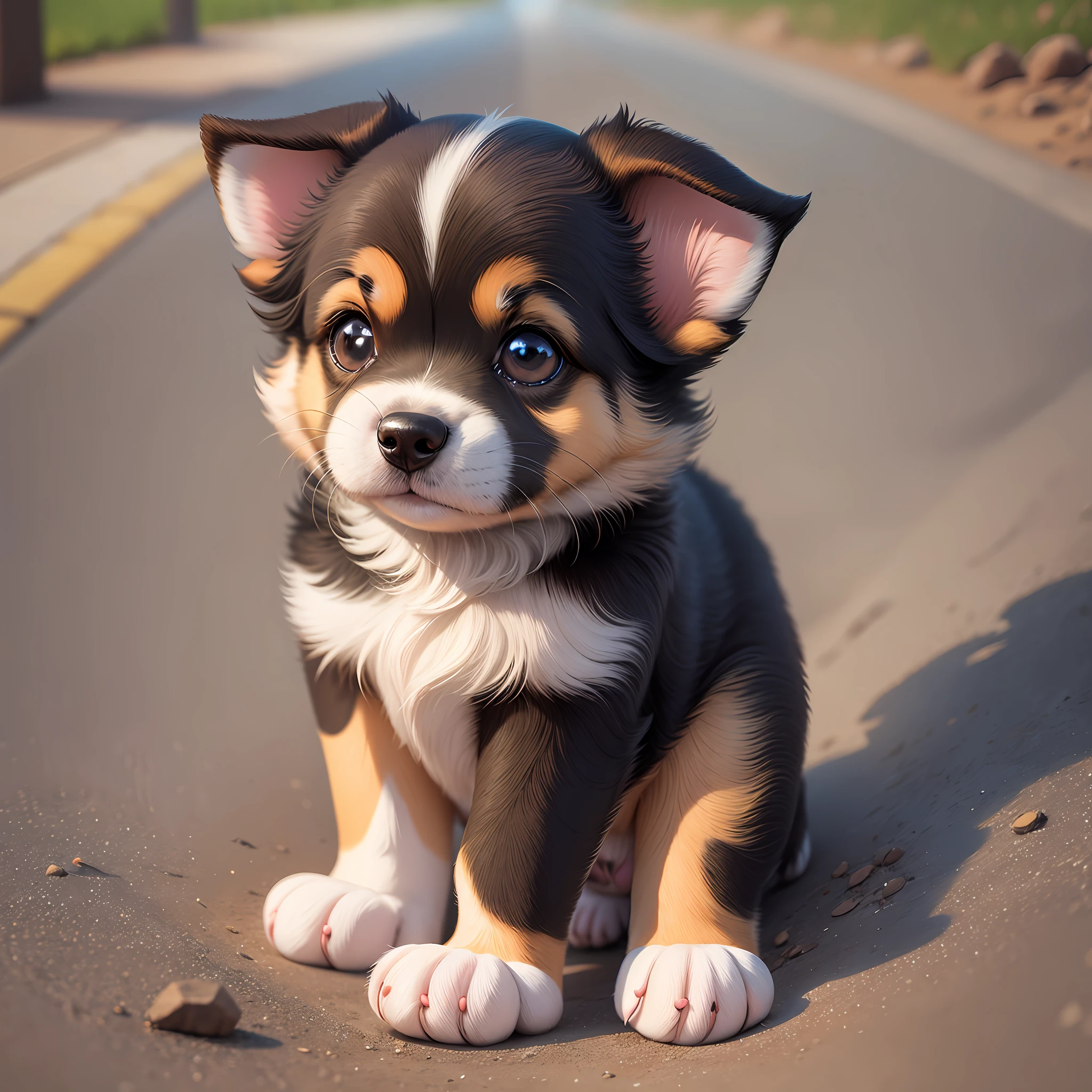 Cartoon cute puppy --auto --s2