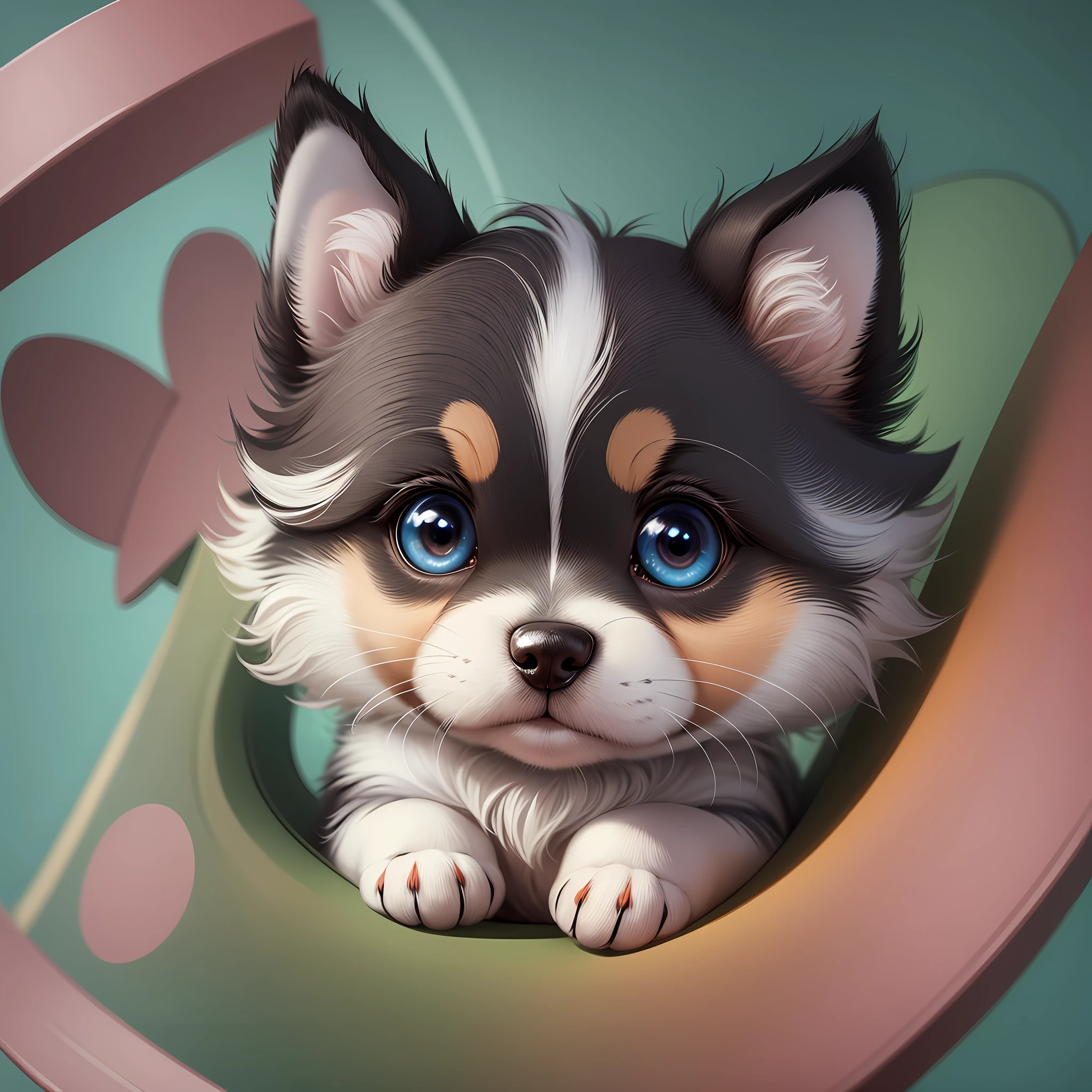 Cartoon cute puppy --auto --s2