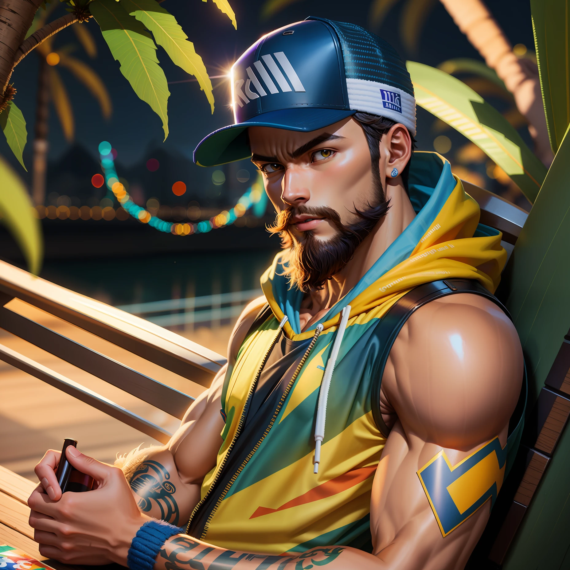 Goku in rio de janeiro taking skol