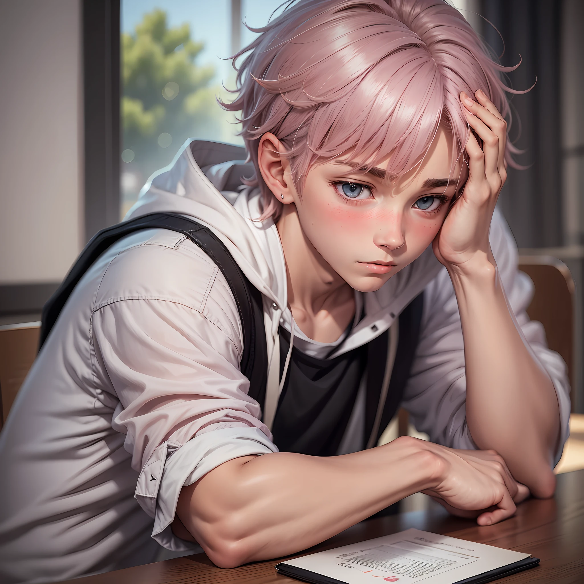 (blushing:1.2) school German anime boy thinking about (black men:1.2) --auto --s2