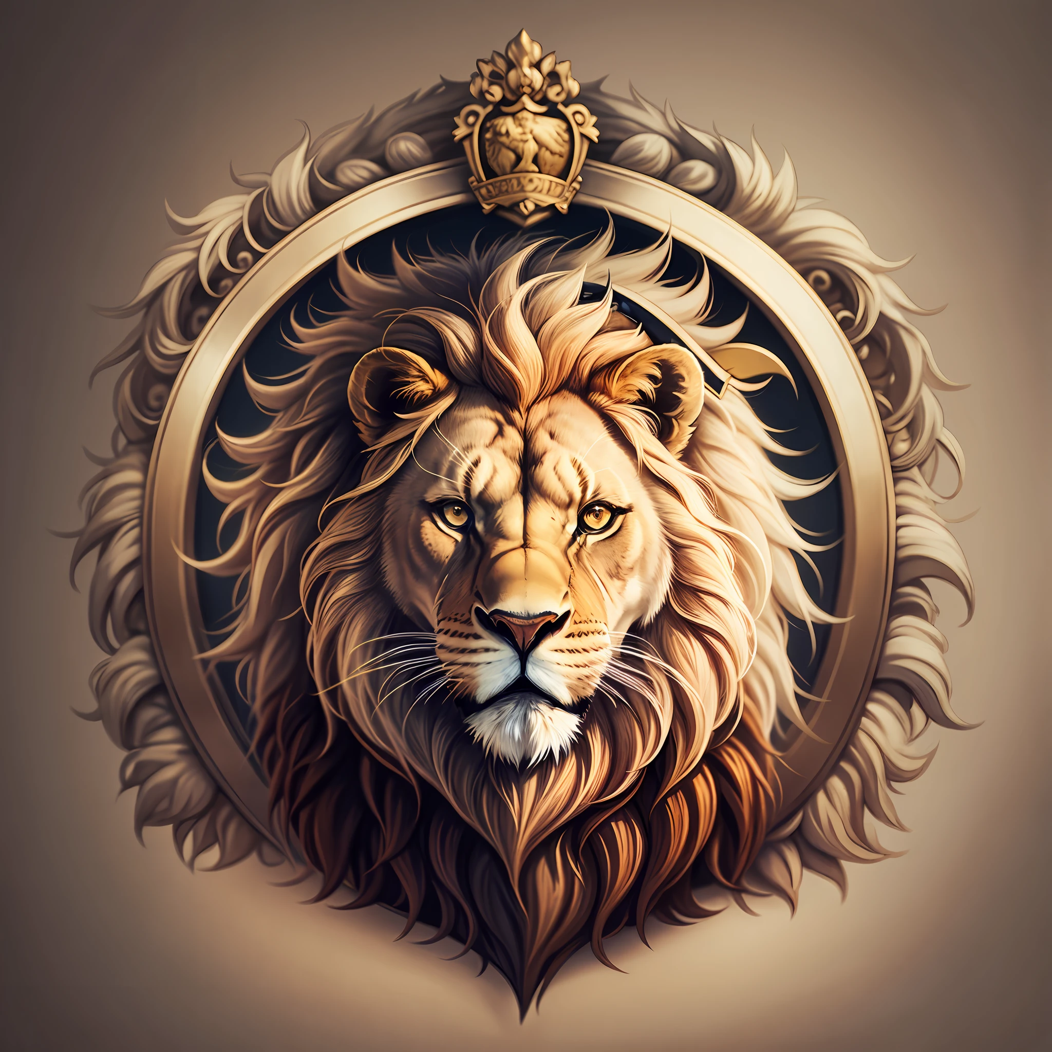 Coat of arms with a lion --auto --s2
