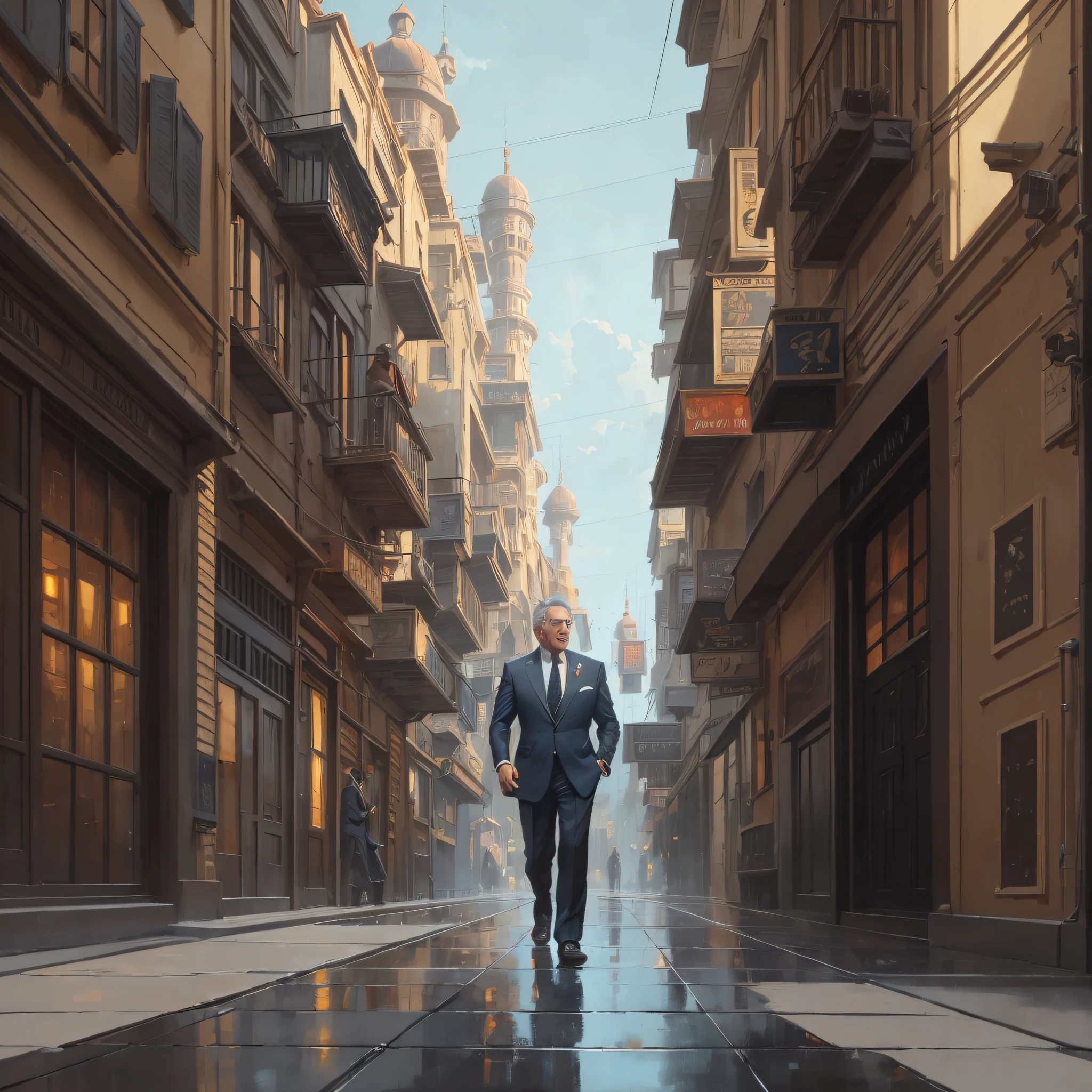 (extremely detailed CG unit 8k wallpaper), full body photo of Robert De Niro's most beautiful artwork, Italian suit, gangster, majestic professional nostalgia oil painting by Ed Blinkey, Atey Ghailan, Studio Ghibli, by Jeremy Mann, Greg Manchess, Antonio Moro, trend at ArtStation, trend in CGSociety, Intricate, High Detail, sharp focus, dramatic and photorealistic painting art by midjourney and greg rutkowski