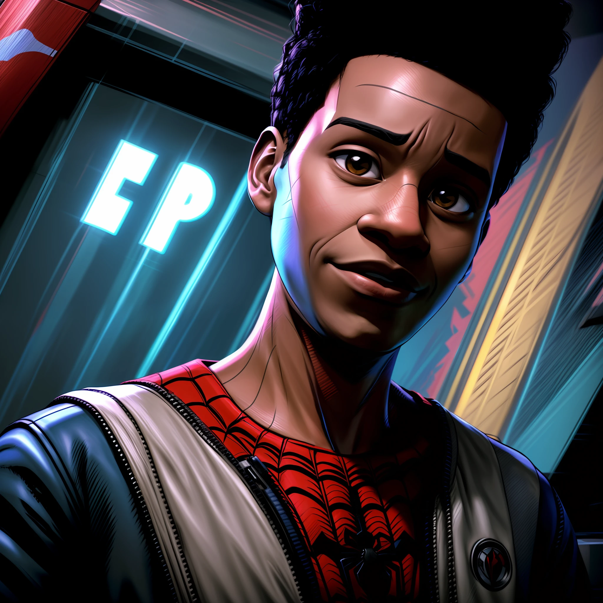 portrait of miles_morales