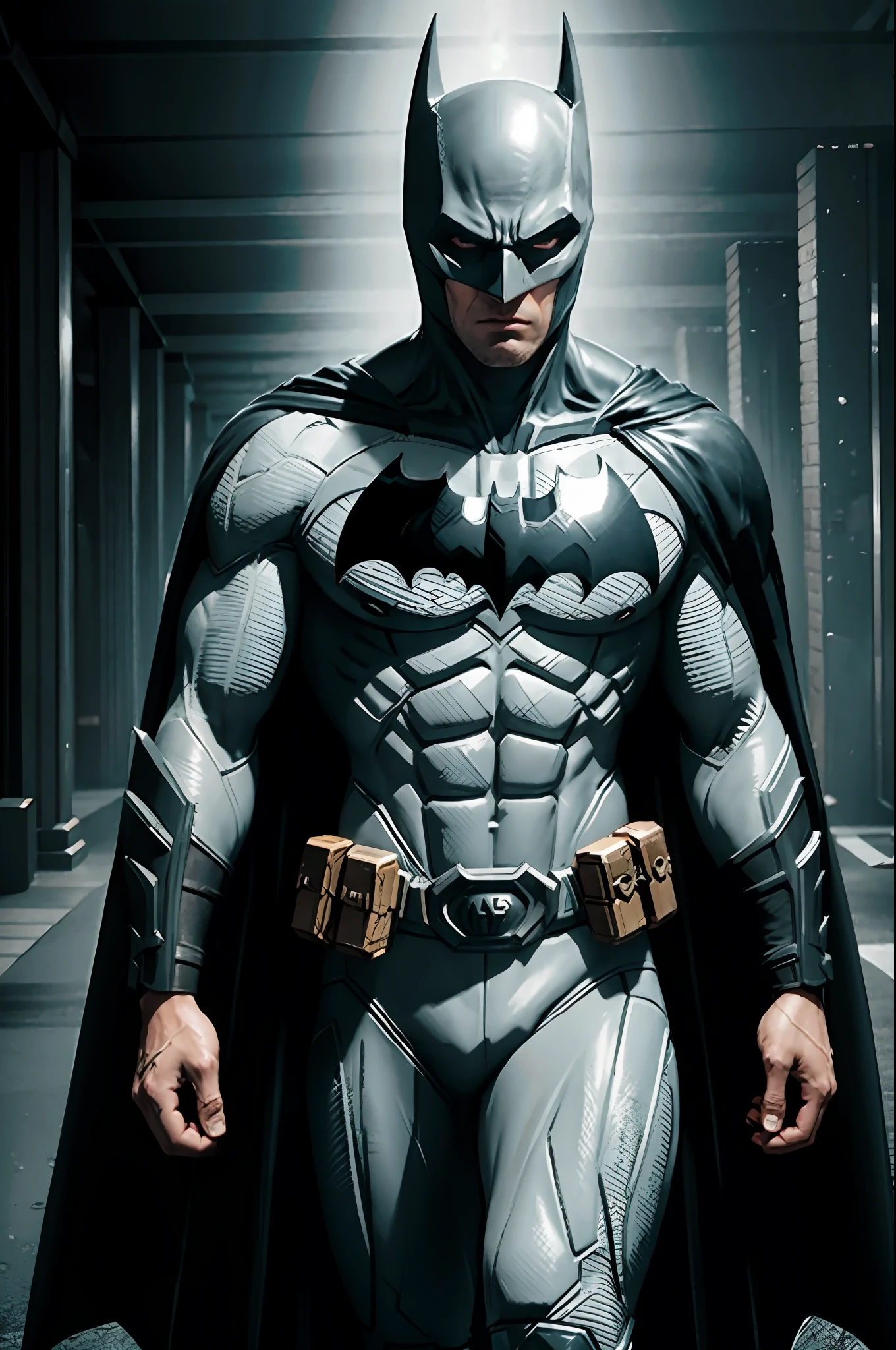 Batman half cyborg image quality 4K