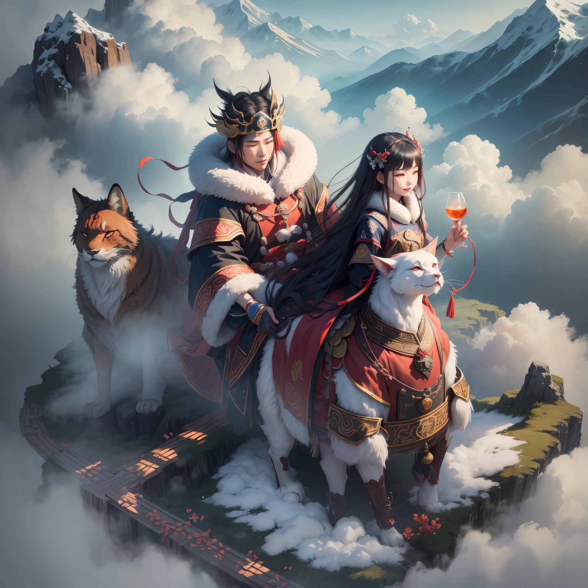 If anyone is a mountain of Xi, he will be led by Xue Li Xi to the female Luo
It is both smiling and smiling, and Zi Muyu is good
Ride the red leopard from the fox, and Xin Yi Che Xi tie the laurel flag
was taken by Shi Lanxi to Du Heng, and folded Fang Xinxi to think
The rest of the ghostly place finally disappeared, and the road was difficult to be alone
Above the mountain, the clouds are silent
The dark and chaotic day, the east wind is blowing and the gods are raining
Stay in the spirit and forget to return, and the years are both Yan and Hua Yu
Picking three shows in the mountains, Shi Lei is full of vines
The complaining son forgot to return, and Jun Si I was not idle
The people in the mountains are Xifang Duruo, drinking stone springs and pines
Jun Si I was suspicious
Thunder fills the rain, chirping and chirping in the night