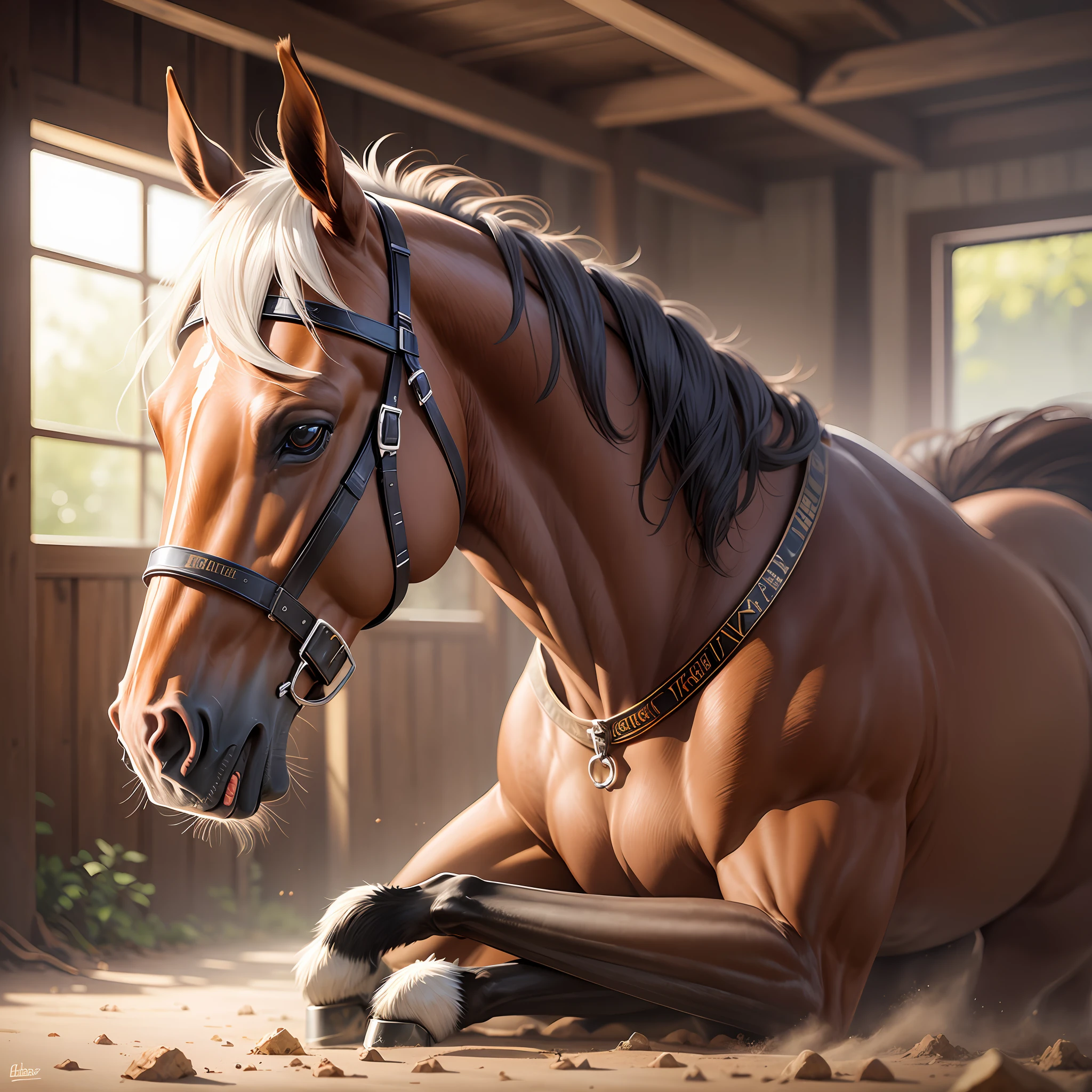 Beautiful, realistic horse --auto --s2
