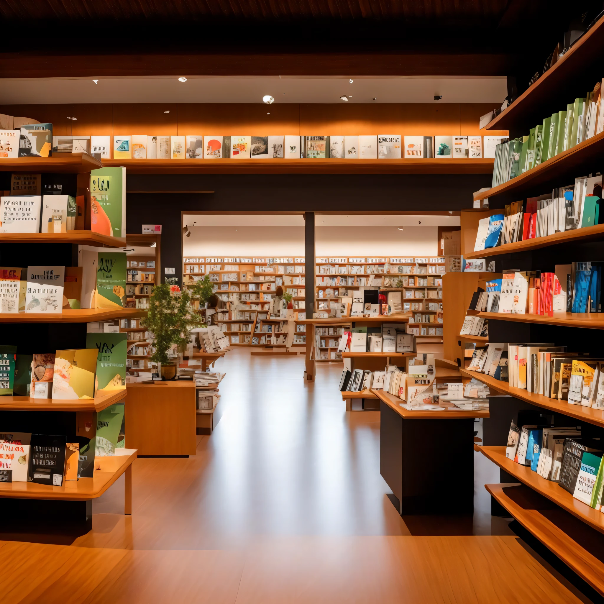 ohwx, library, realistic, bright, wide angle view, spot light, high light, wooden floor, white ceiling, trees, green, plants, the interior of a bookstore with shelves and lights, in the style of white and green, post-minimalist structures, craftcore, large-scale muralist, lively tableaus, subtle, earthy tones, mingei, raw, 4k, 8k, fuji film, super detail