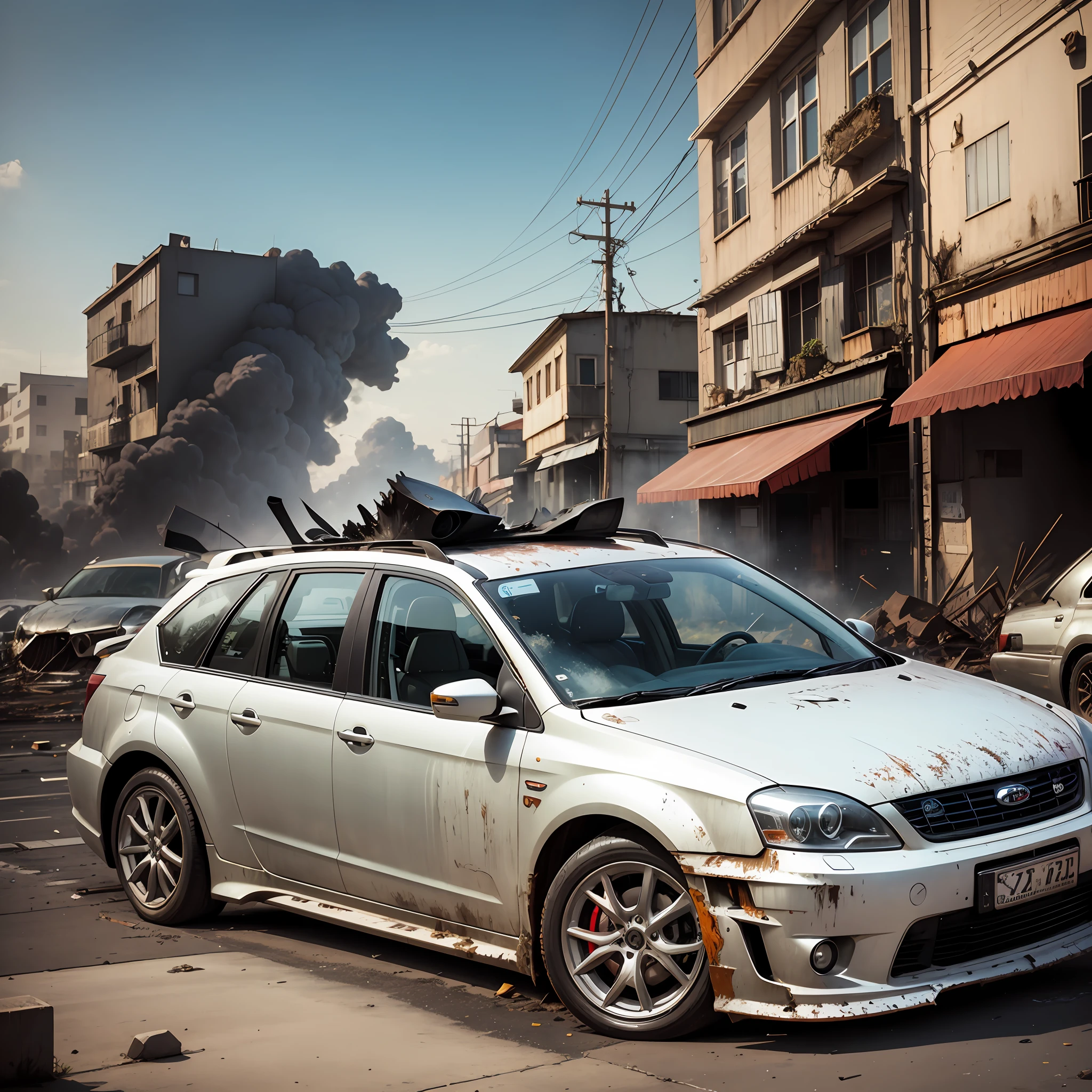 Car destroyed --auto --s2