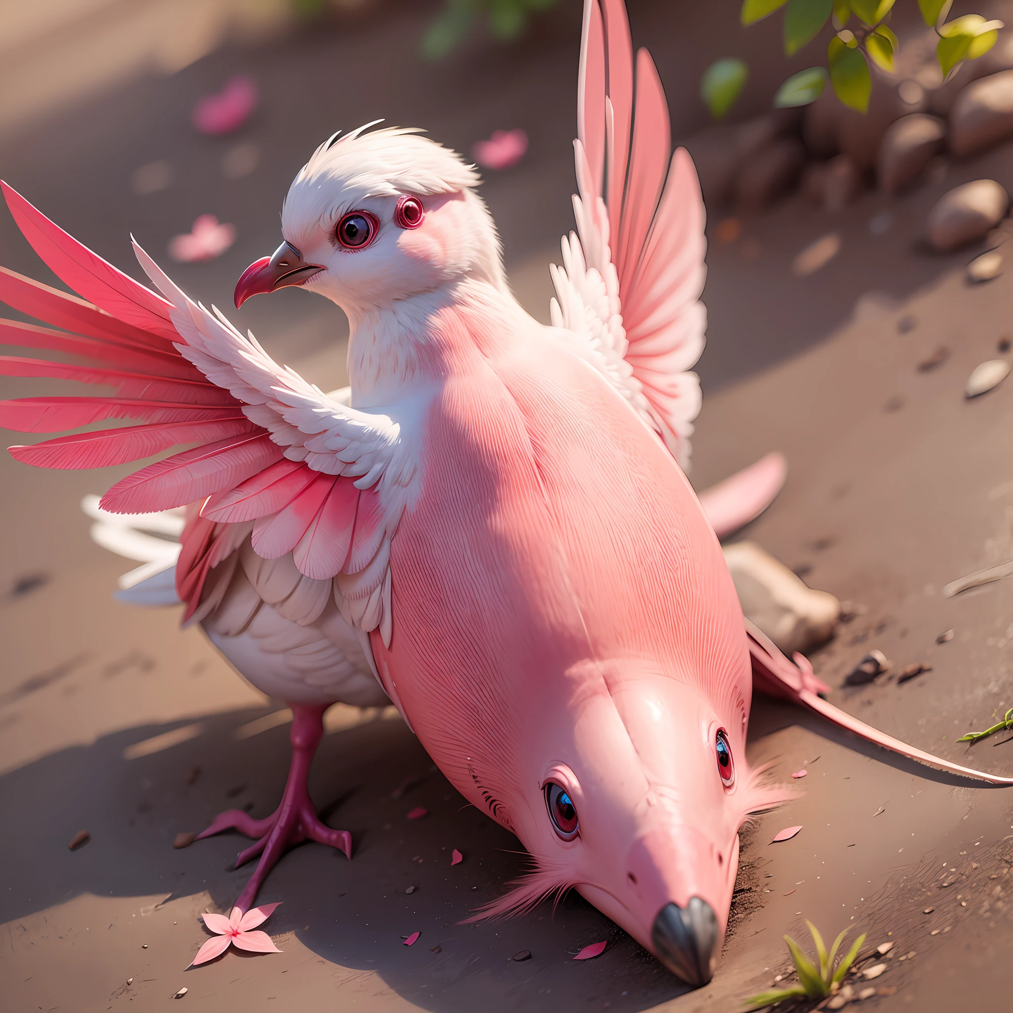 Dove turns red pink --auto --s2