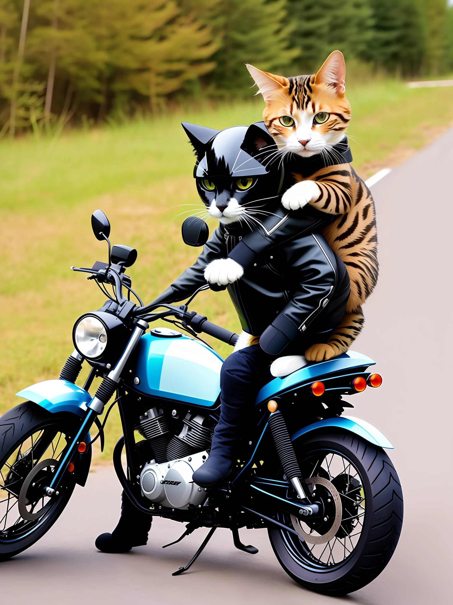 Motorcycle Cat Mori