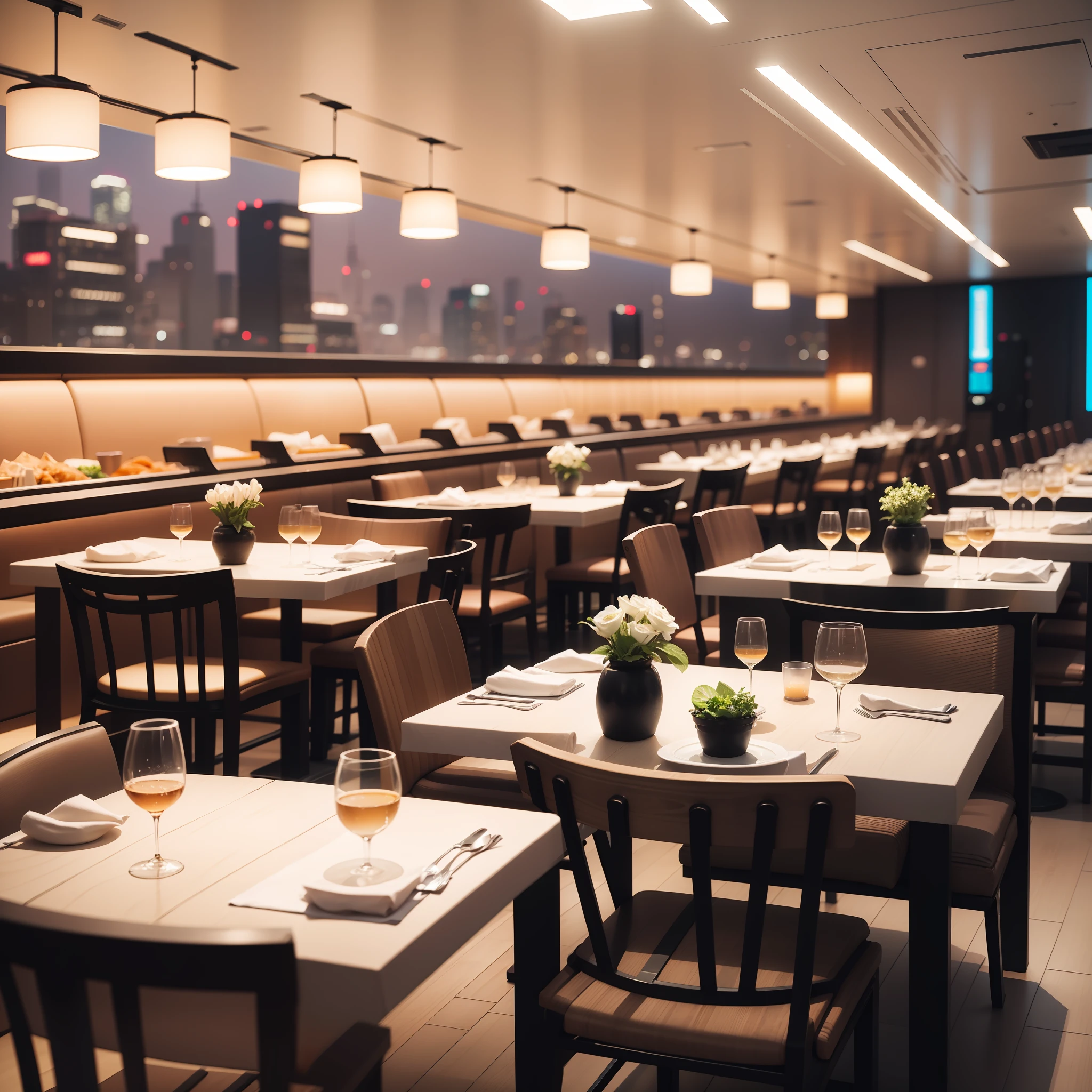 High-end restaurants, unmanned,