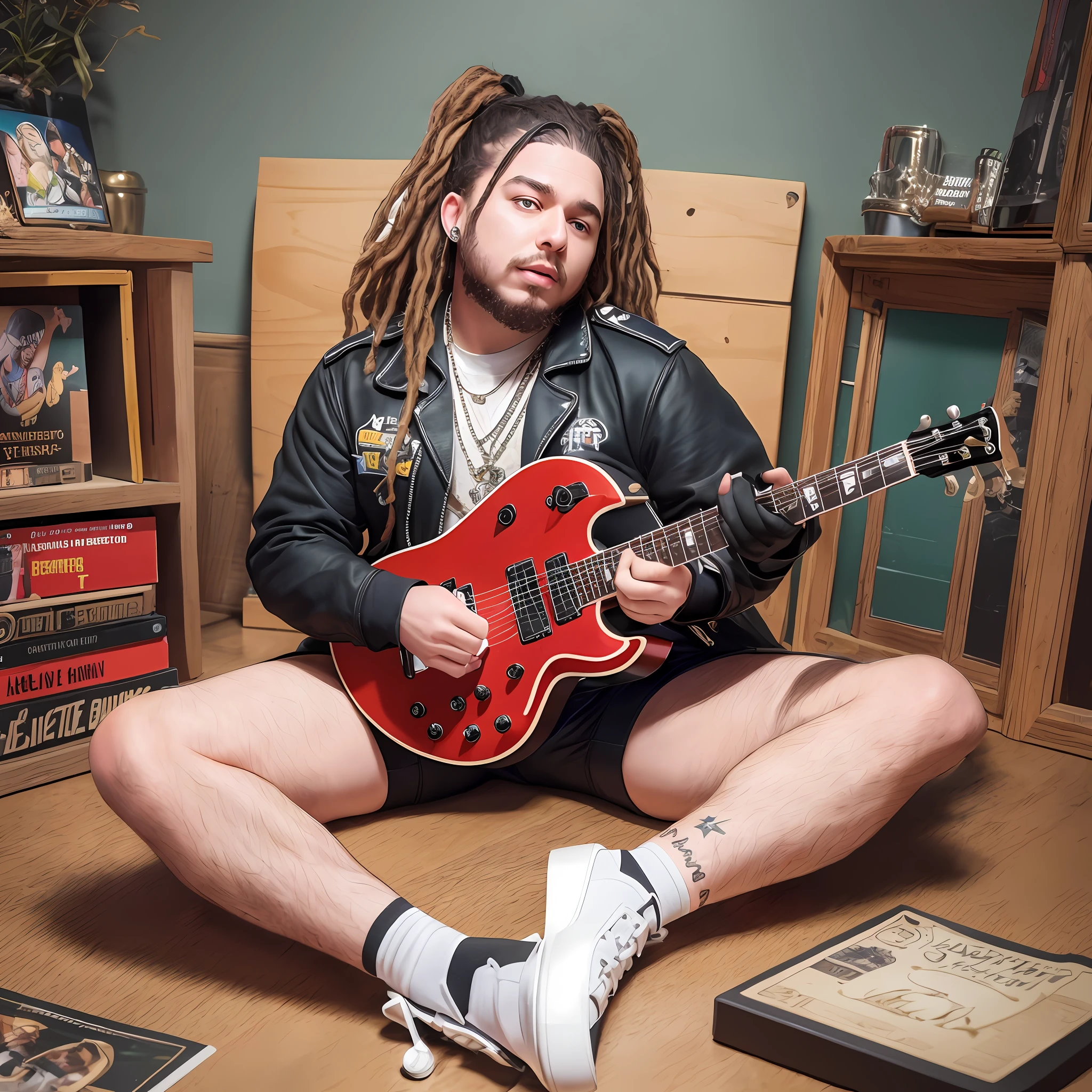 cbzbb ,post Malone full body miniature playing collectibles cbzbb , POST Malone full body miniature playing collectibles footrest vinyl style record