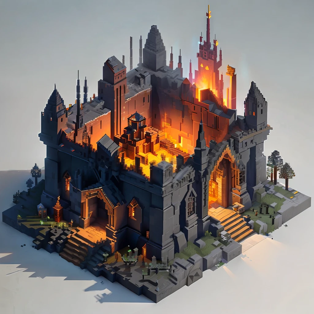 Minecraft, building, medieval, constructor, darkness, mage