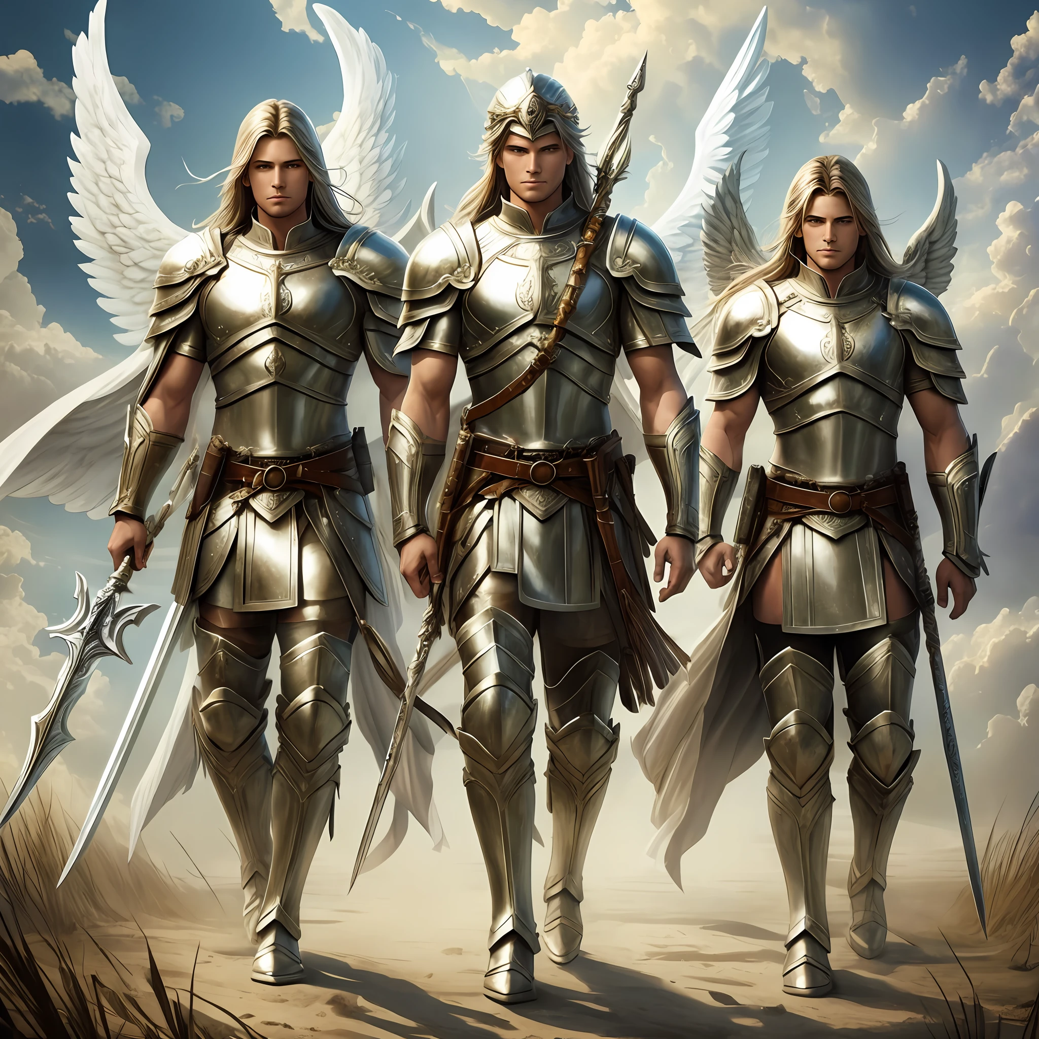 feel angels shining warrior men --auto --s2