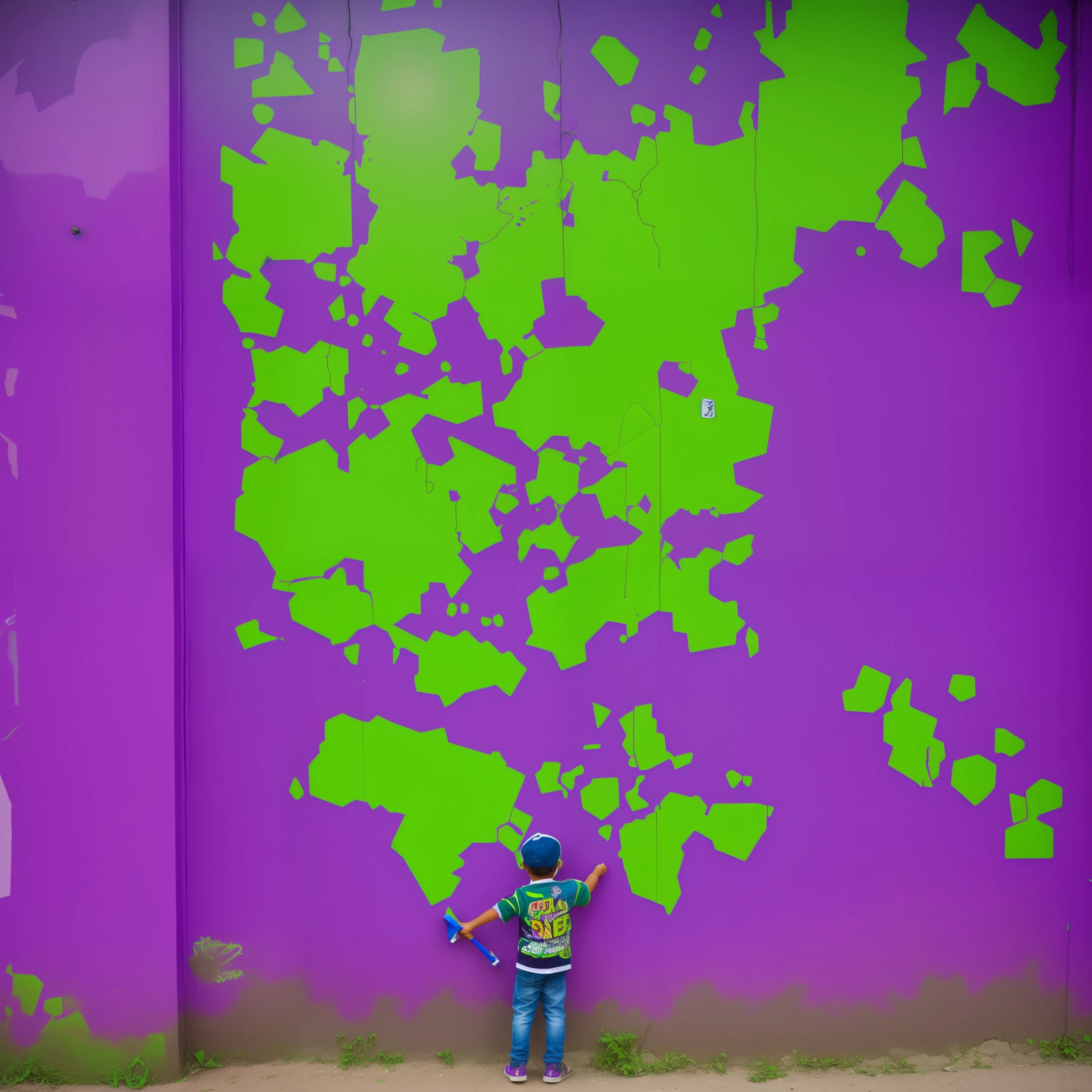 GRAFITTI, PURPLE, GREEN, BRASIL, BOY--
Txt2Img-- --auto --s2