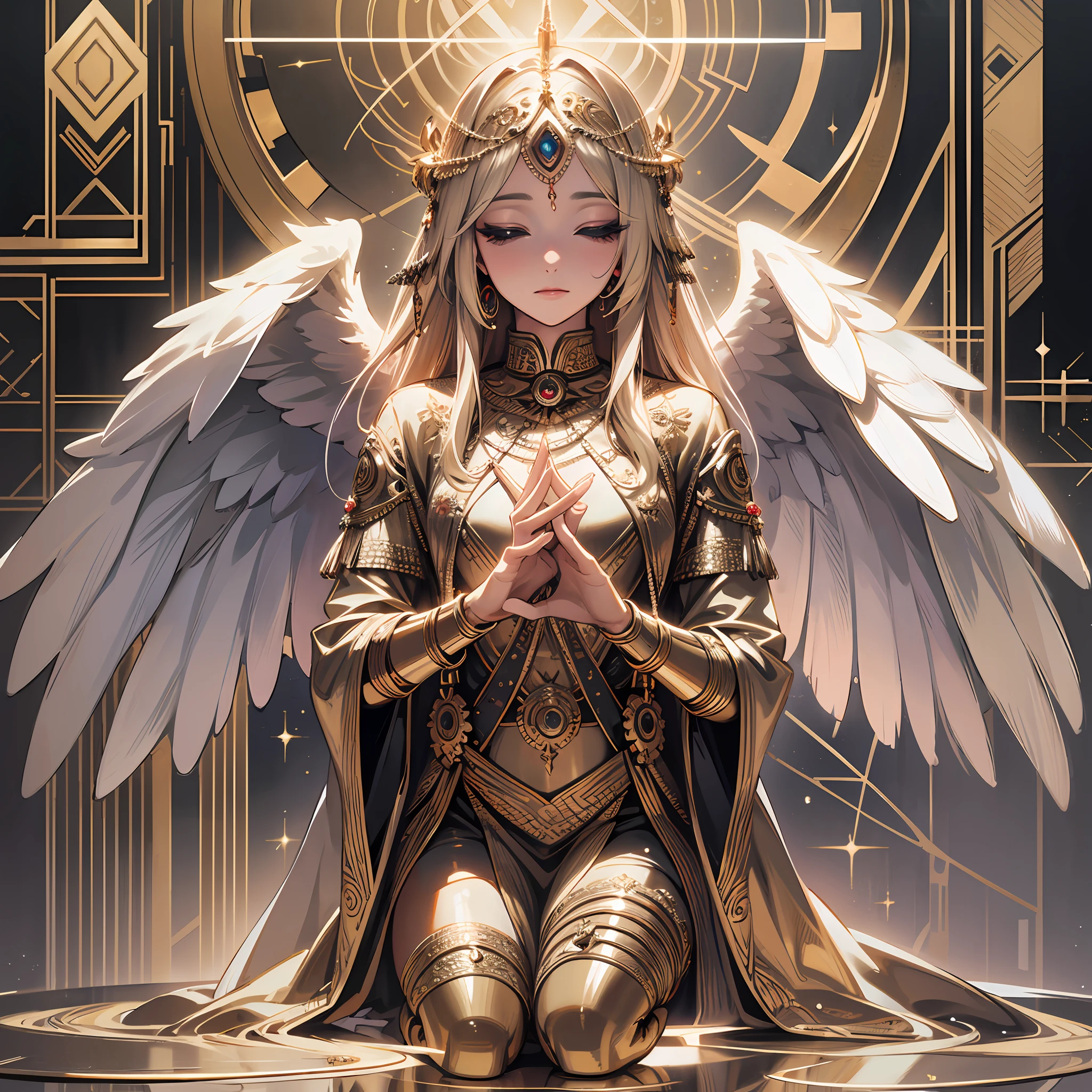 Create an angel anunnaki resolution of high quality and all detailed, very realistic --auto --s2