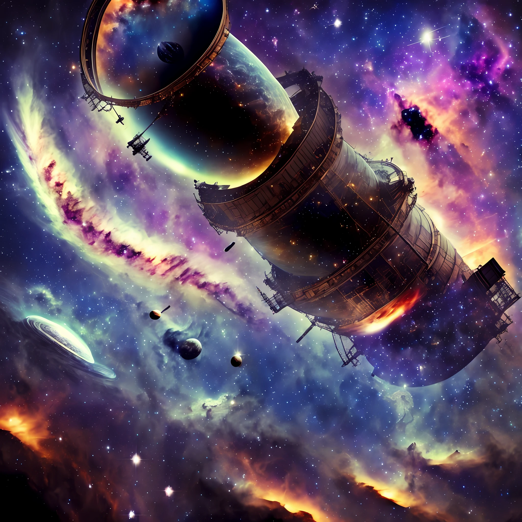 An ancient technological telescope flying through the galaxy --auto --s2