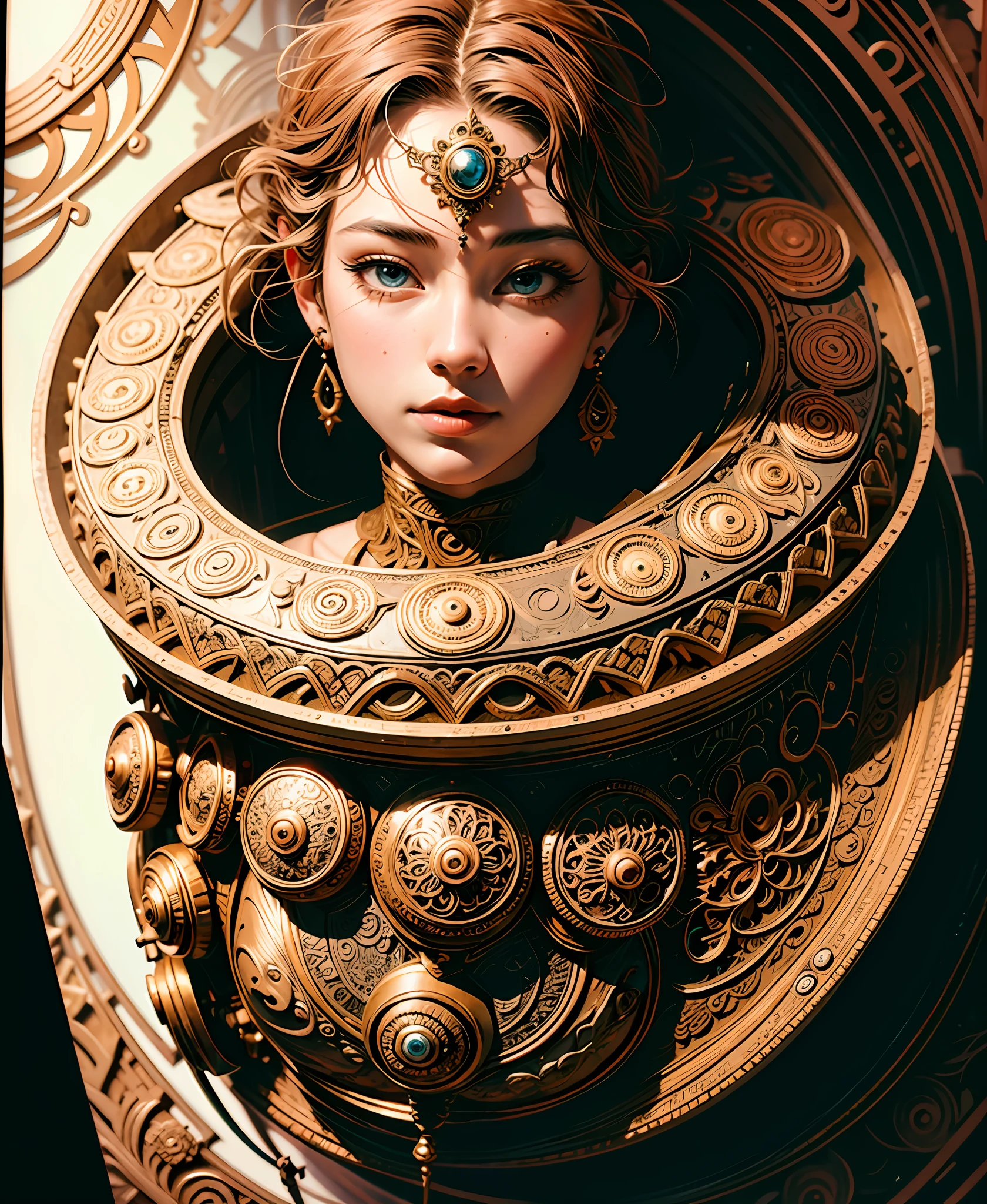 Official Art, Unified 8k Wallpaper, Ultra Detailed, Beautiful and Aesthetic, High Quality, Beautiful, Masterpiece, Best Quality, (Zentangle, Mandala, Tangled, Entangle: 0.6), 1 Male, Handsome