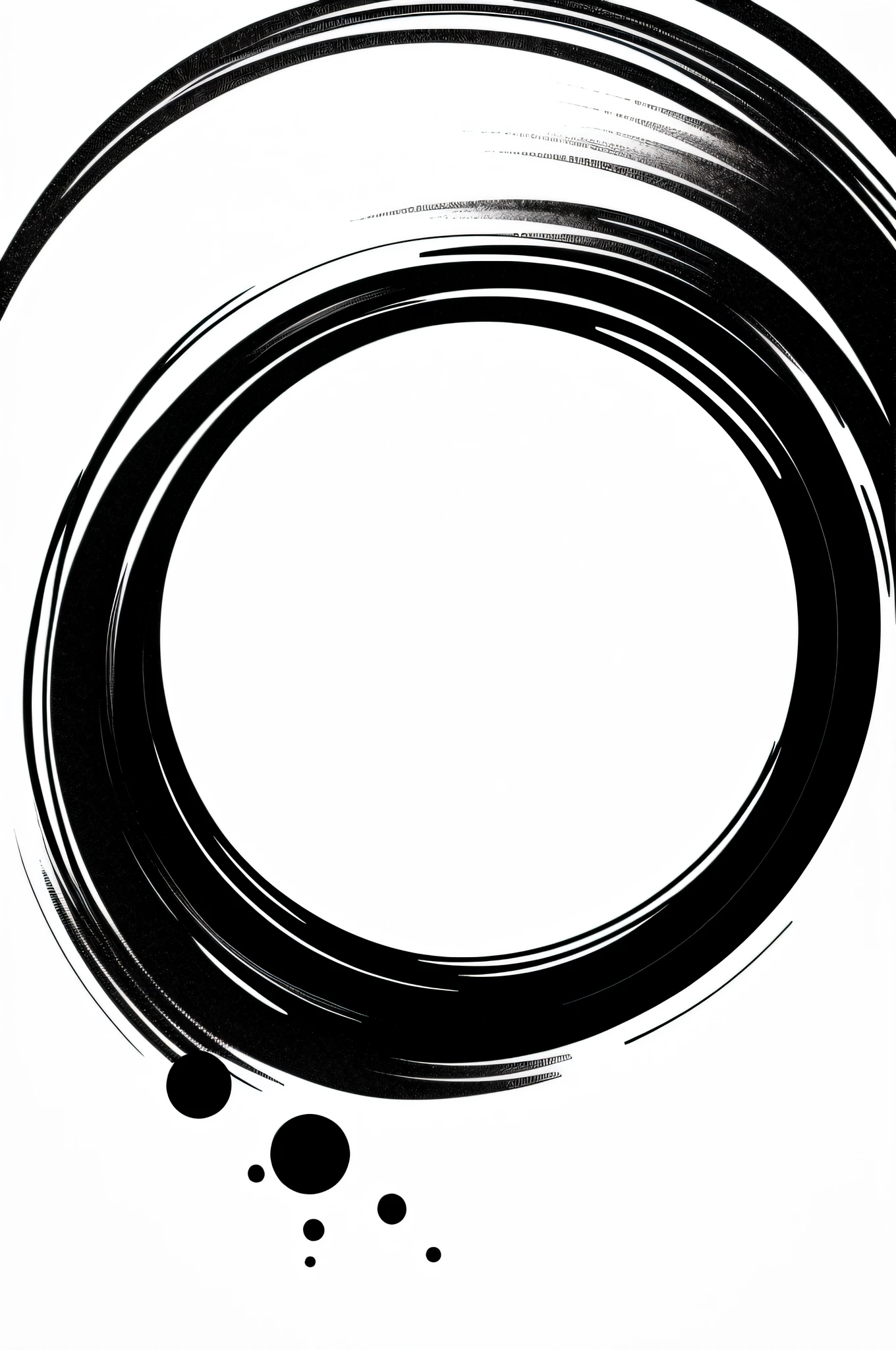 circle, simple, familiar, bright, flat, ink style, delicate, vivid