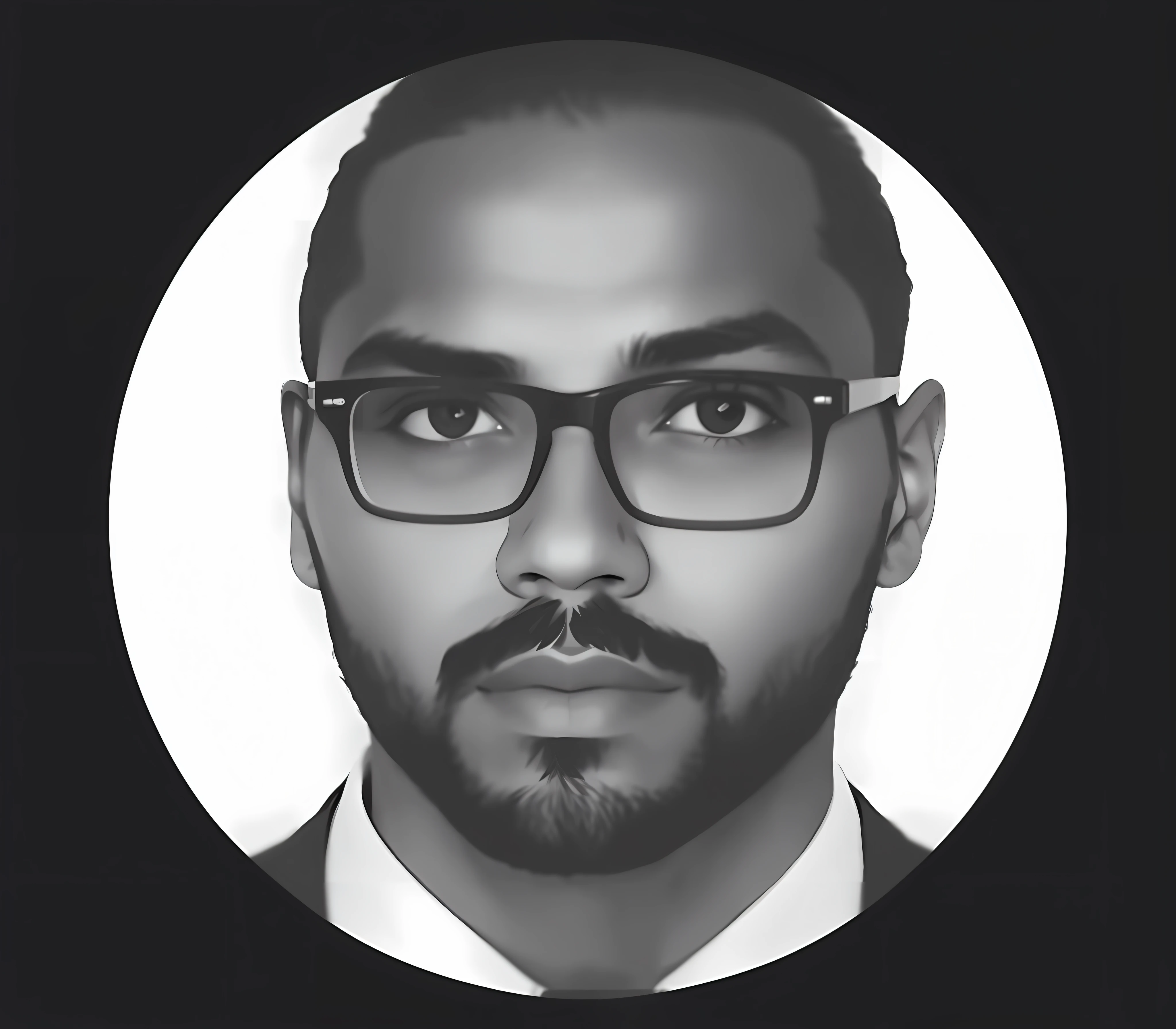 man with glasses and beard suit and tie, professional profile picture, headshot profile picture, portait photo profile picture, Raphael Lecoste, high quality portrait, riyahd cassiem, Mohamed Chahin, taken in early 2020, professional photo, profile picture, NFT portrait, Jemal Shabazz --auto --s2