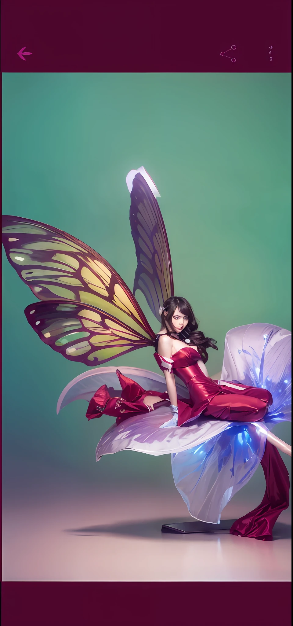 Beautiful 16 year old beautiful girl fairy,