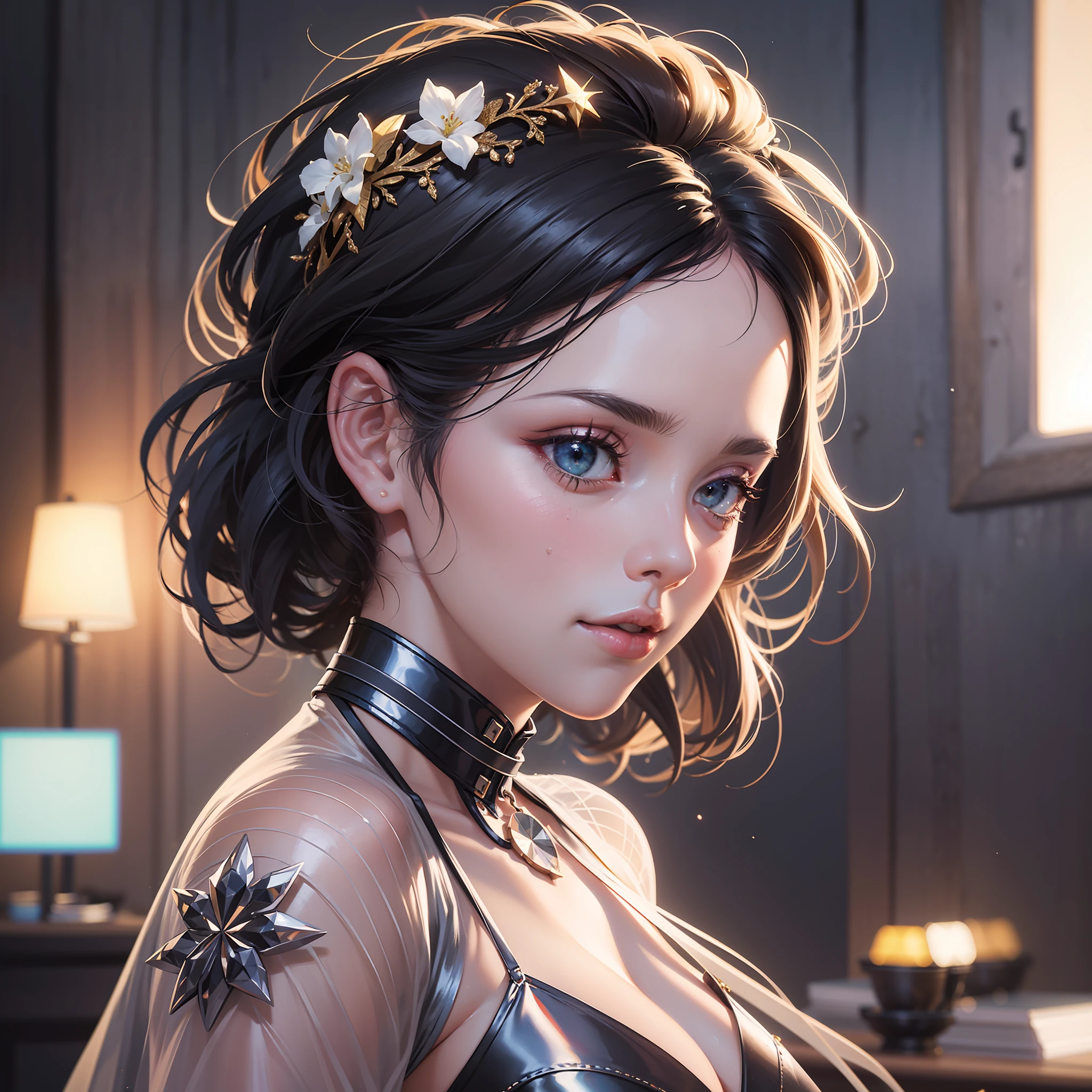 (mulher de chapéu vermelho e casaco preto e branco) + (inspirada em Lucia Peka) + (usando uma boina francesa, inspirada em Marie-Gabrielle Capet) + (inspirada em Emma Andijewska)+(estilo de laura sava) + Cinematic lighting, Unreal Engine 5, Cinematic, Color Grading, Editorial Photography, Photography, Photoshoot, Shot on 70mm lense, Depth of Field, DOF, Tilt Blur, Shutter Speed 1/1000, F/22, White Balance, 32k, Super-Resolution, Megapixel, ProPhoto RGB, VR, tall, epic, artgerm, alex ross, Halfrear Lighting, Backlight, Natural Lighting, Incandescent, Optical Fiber, Moody Lighting, Cinematic Lighting, Studio Lighting, Soft Lighting, Volumetric, Contre-Jour, dark Lighting, Accent Lighting, Global Illumination, Screen Space Global Illumination, Ray Tracing Global Illumination, Red Rim light, cool color grading 45%, Optics, Scattering, Glowing, Shadows, Rough, Shimmering, Ray Tracing Reflections, Lumen Reflections, Screen Space Reflections, Diffraction Grading, Chromatic Aberration, GB Displacement, Scan Lines, Ray Traced, Ray Tracing Ambient Occlusion, Anti-Aliasing, FKAA, TXAA, RTX, SSAO, Shaders, OpenGL-Shaders, GLSL-Shaders, Post Processing, Post-Production, Cel Shading, Tone Mapping, CGI, VFX, SFX, insanely detailed and intricate, hypermaximalist, elegant, hyper realistic, super detailed, dynamic pose, centered, photography --v 4 --auto --s2